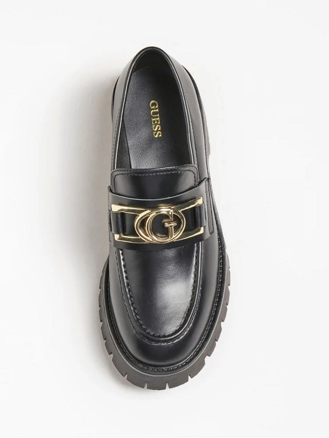 GUESS Mocassino Donna Ilary FL7ILR LEA14 BLA Nero gioboutiqueweb