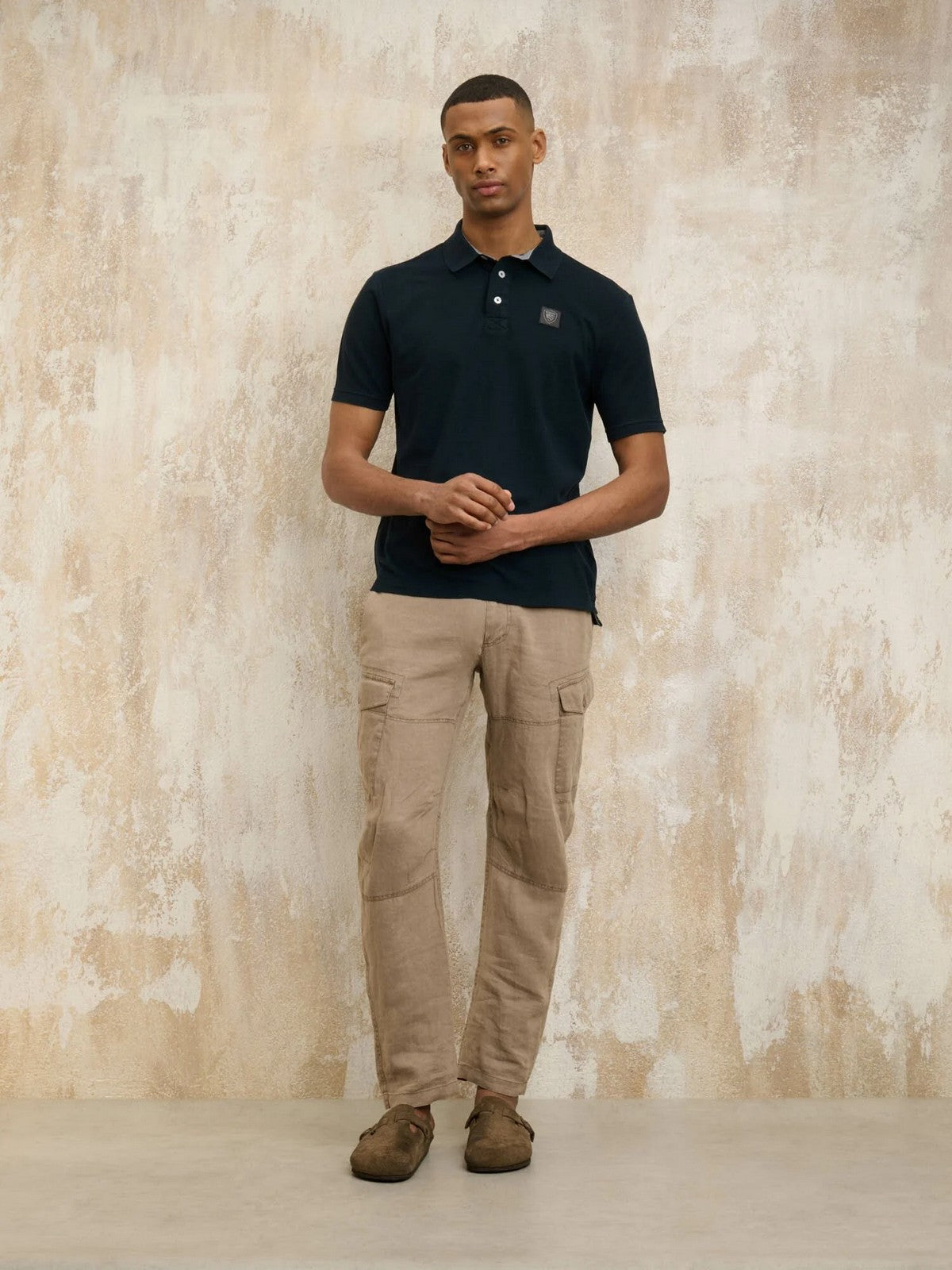 BLAUER Polo Uomo ALBAN 25SBLUT02309 007125 888 Blu gioboutiqueweb