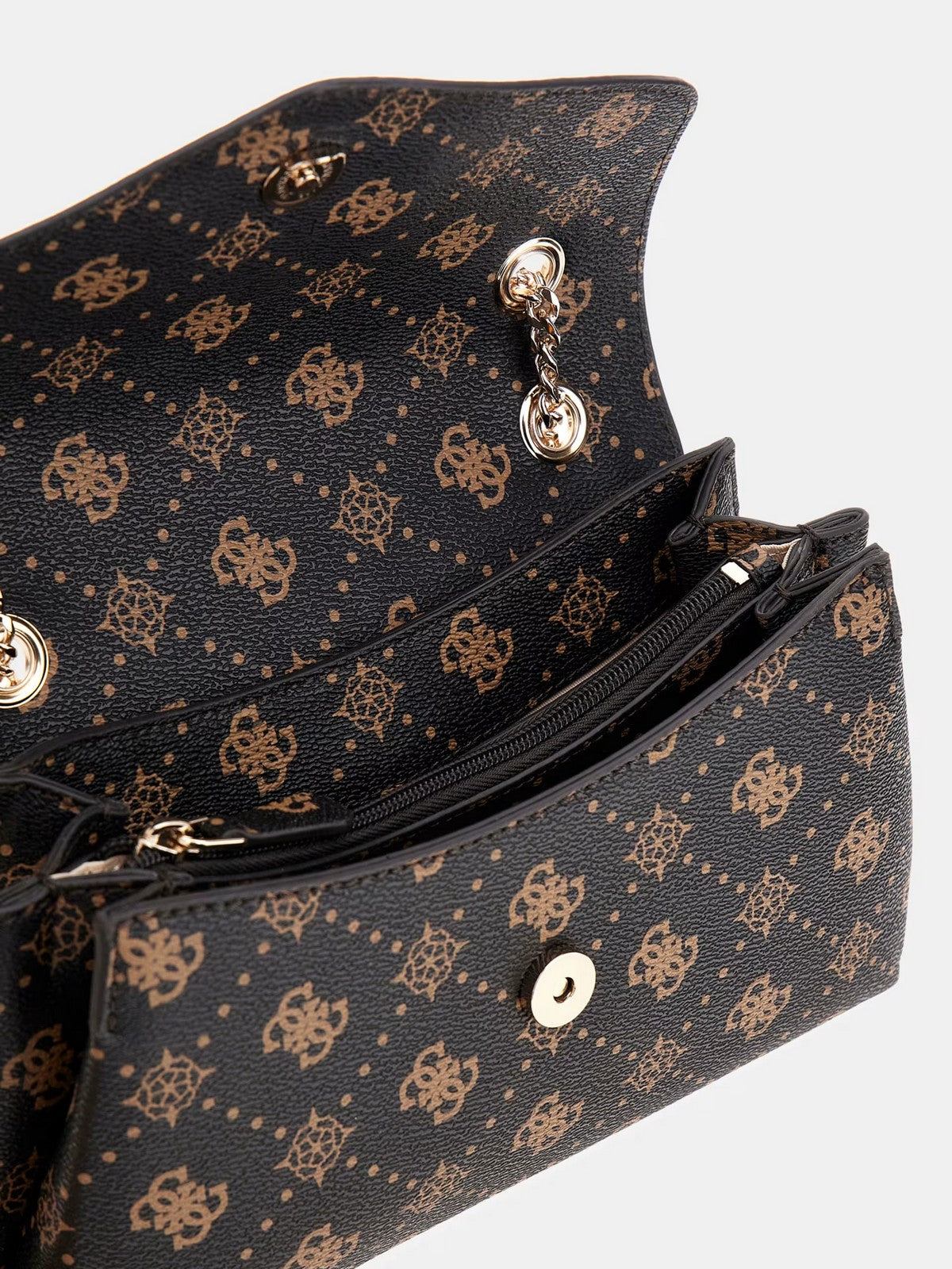 GUESS Borsa Donna SILIA CONVERTIBLE XBODY FLAP HWGP98 90210 ESL ESPRESSO LOGO