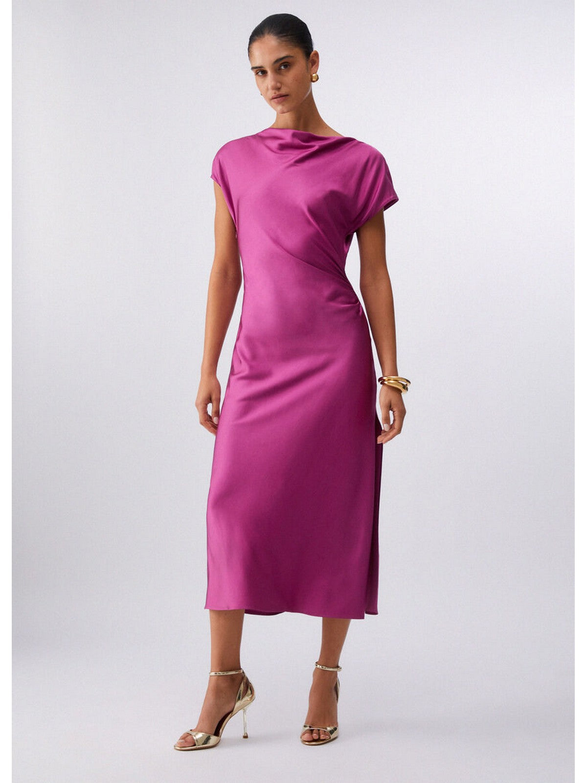 LIU JO BLACK Abito Donna CA6176T522A P9632 Orchidea pink