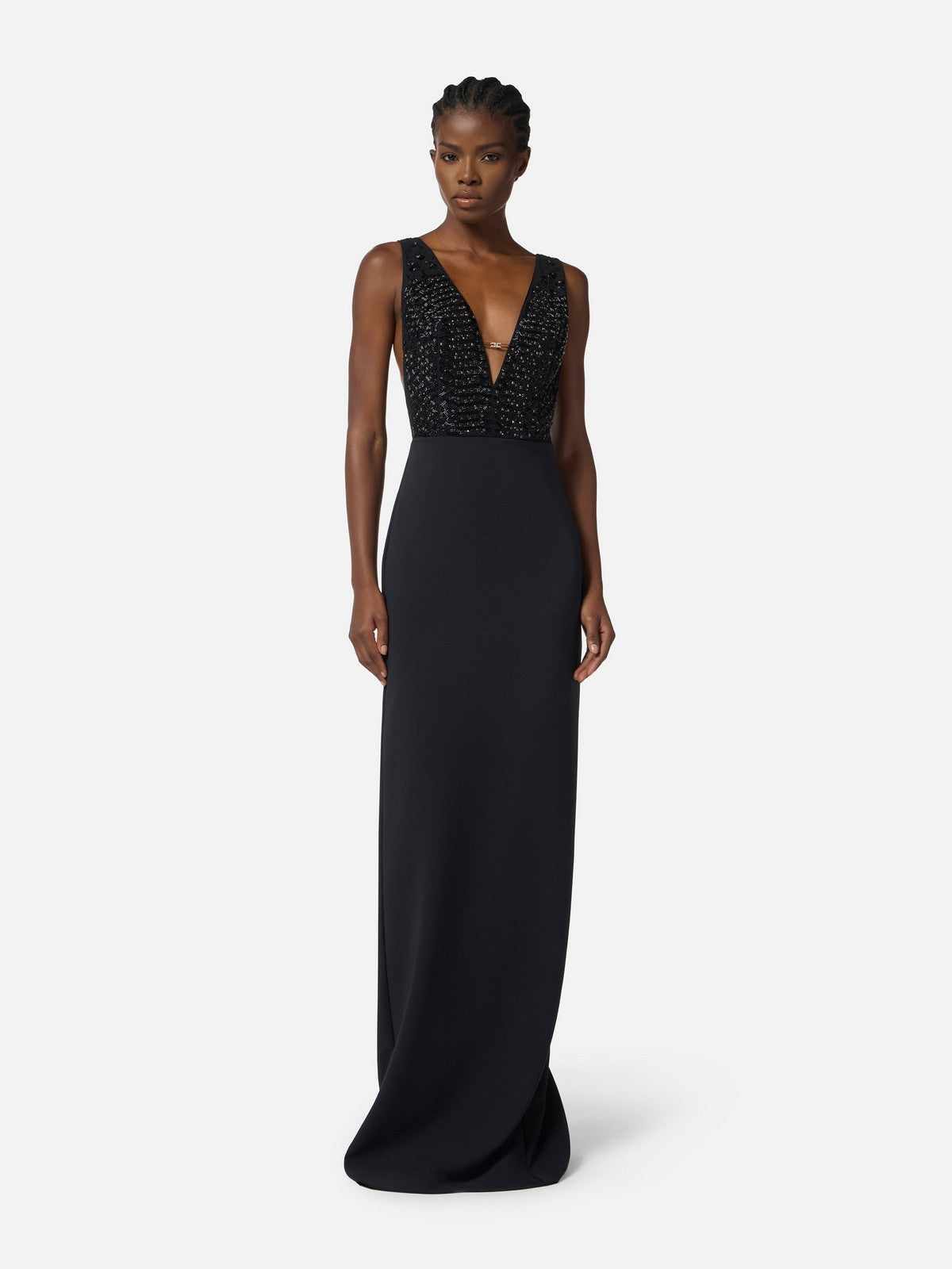 ELISABETTA FRANCHI Abito Donna ABR2457E2 110 Nero gioboutiqueweb