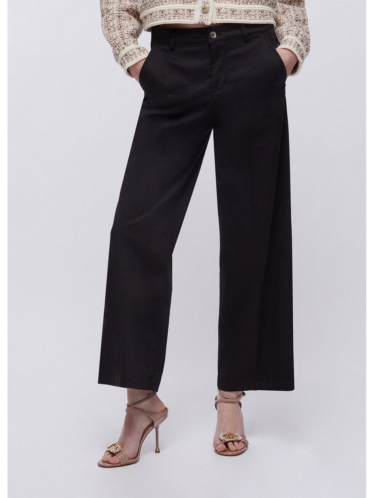 LIU JO WHITE Pantalone Donna WA6475T373A 22222 Nero