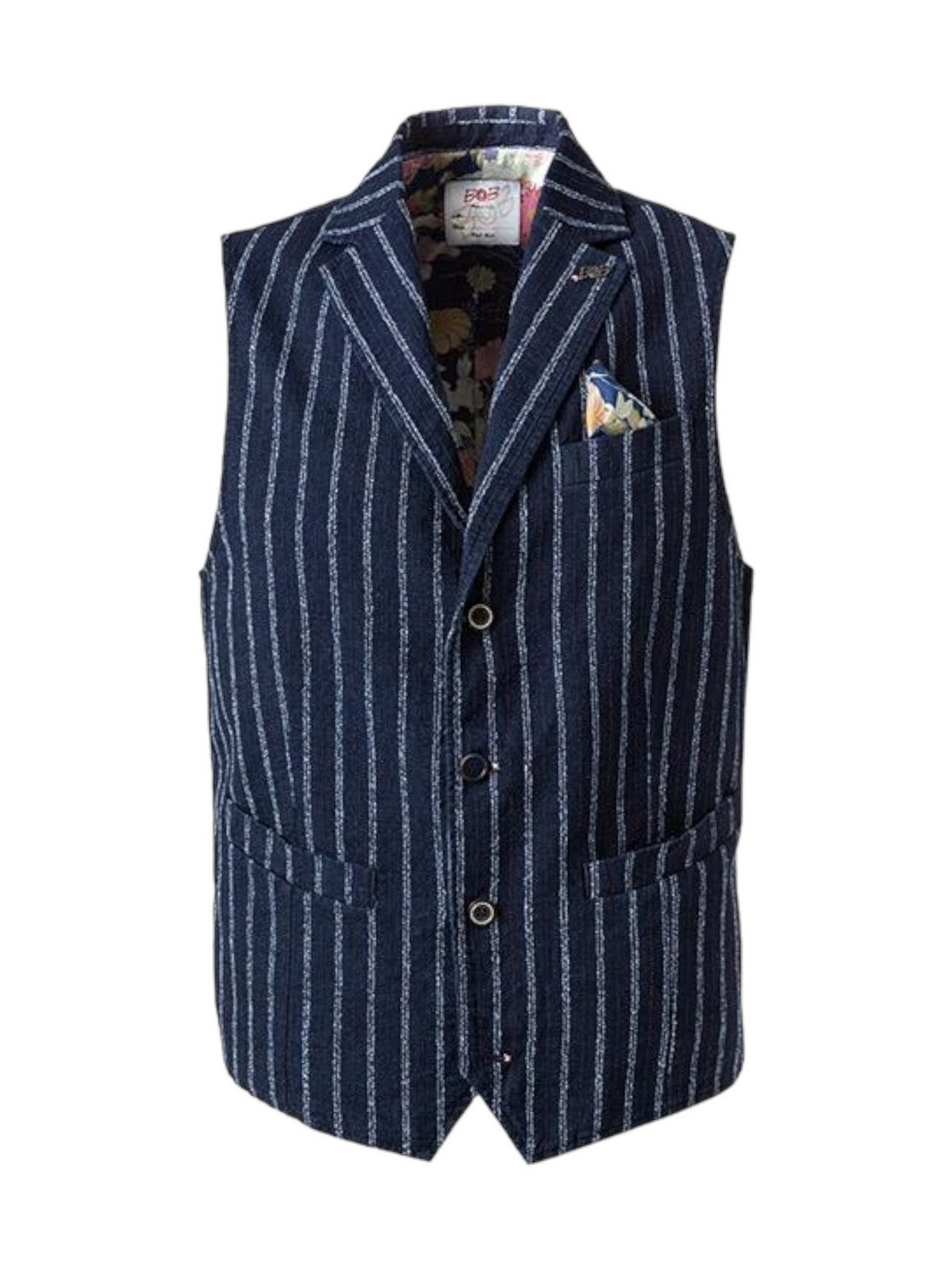 Bob Gilet Men P24Off242 T242 UNIQUE BLUE