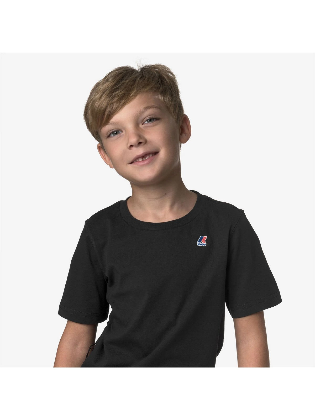 K-WAY KIDS T-shirt Bambini e ragazzi P. LEONIDE K7133YW USY BLACK PURE