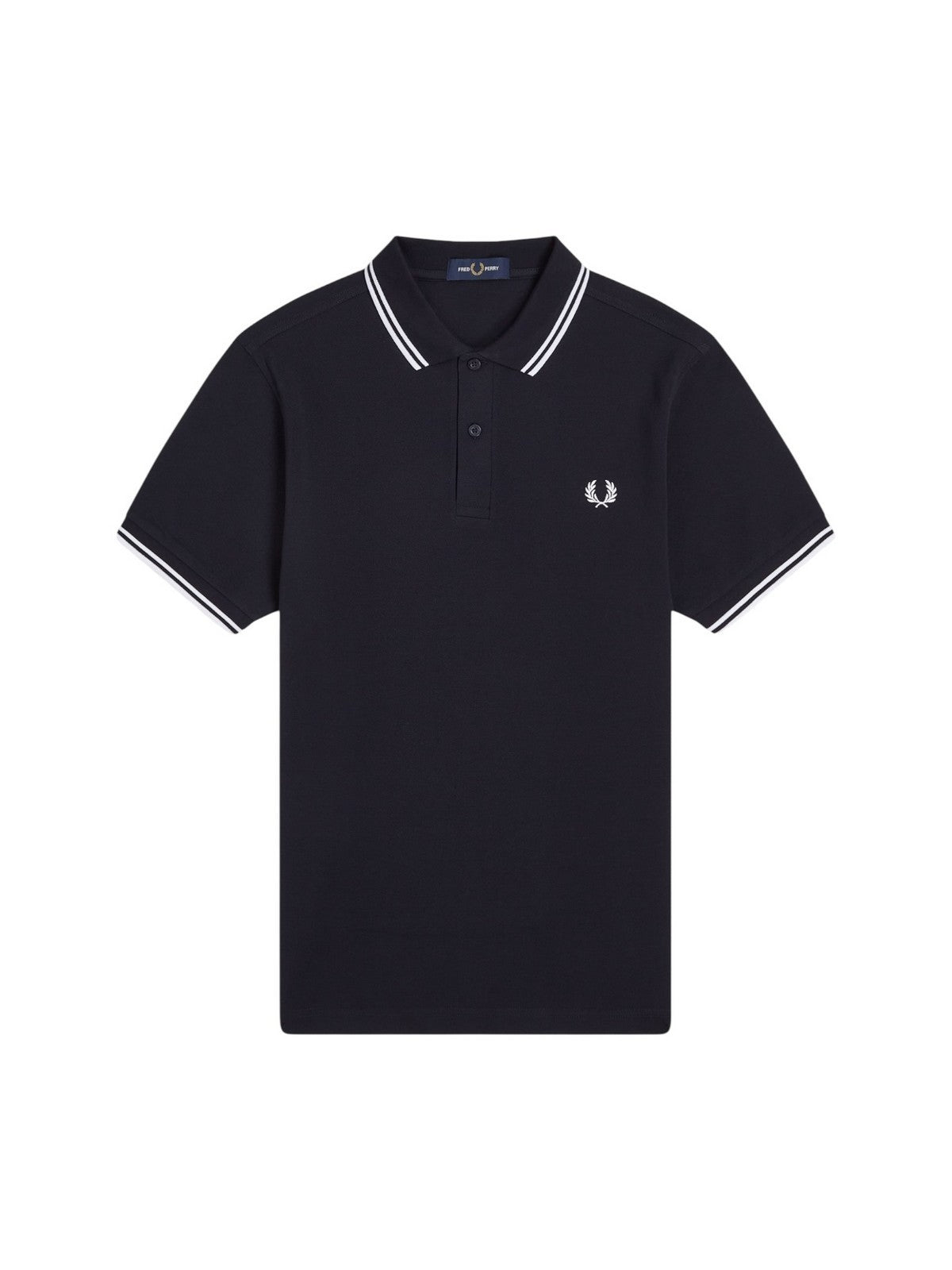 FRED PERRY Polo Uomo FP TWIN TIPPED FRED PERRY SHIRT FP-M3600P-57 238 NAVY/WHITE