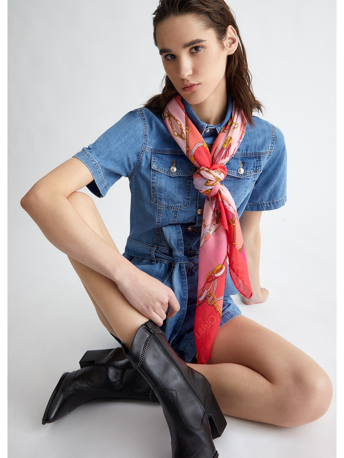LIU JO SOFT Foulard Donna 2A4032T0300 01130 Rosa gioboutiqueweb