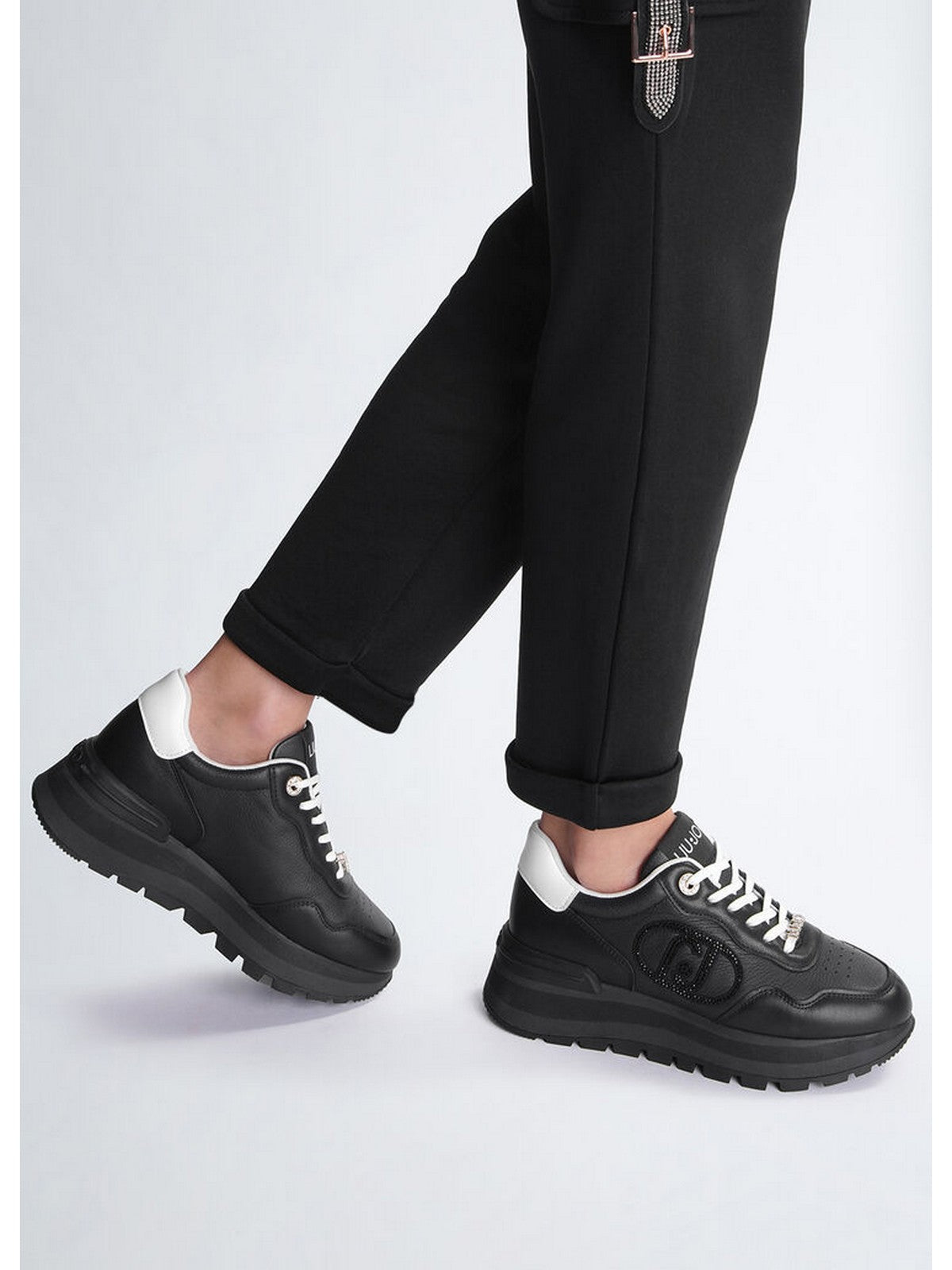 LIU JO Sneaker Donna AMAZING 20 BF4057PX331 22222 Nero gioboutiqueweb