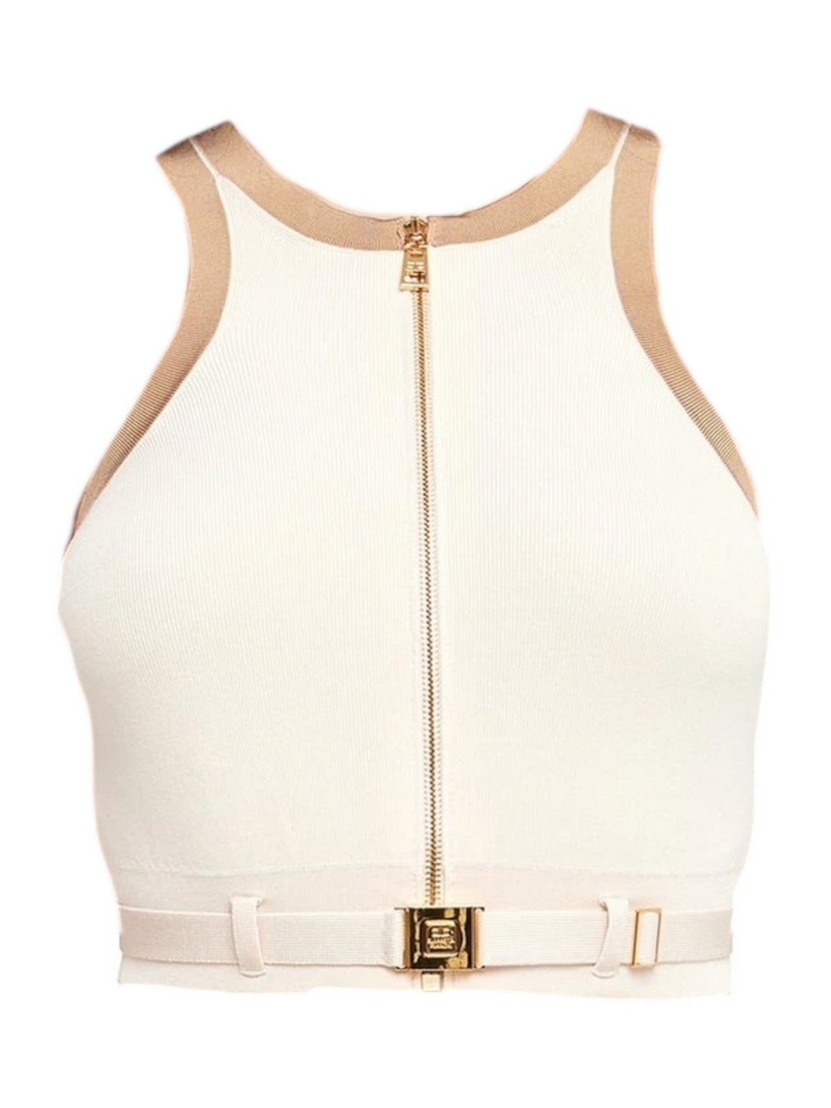 ELISABETTA FRANCHI Top Donna TK71S61E2 U69 BURRO/CAMMELLO