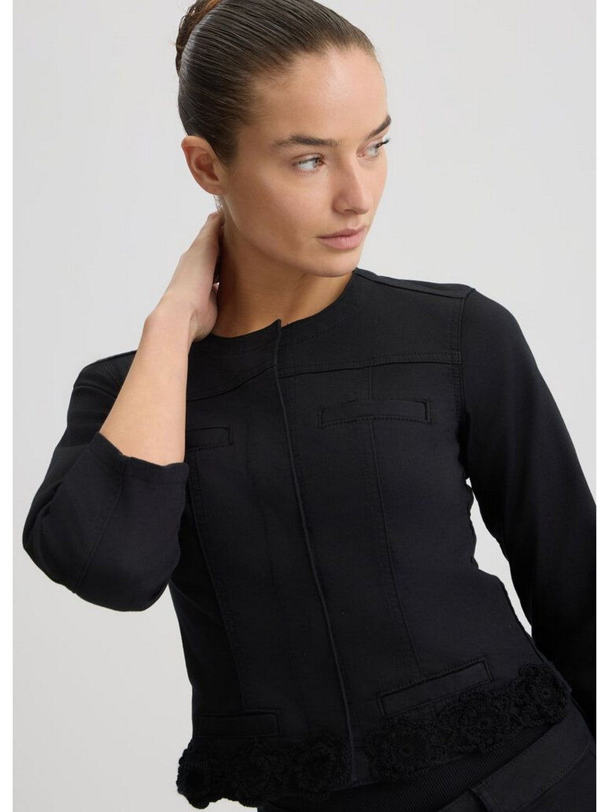 LIU JO WHITE Giacca Donna WA5456T4033 M9639 Nero gioboutiqueweb