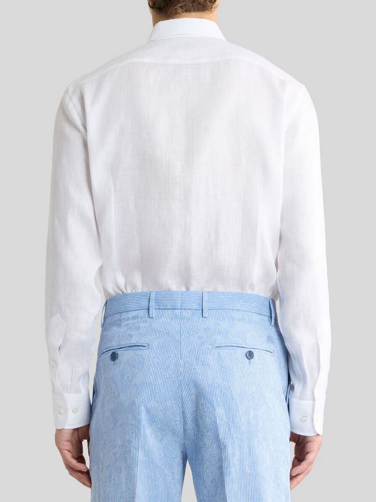 ETRO Camicia Uomo SHIRT ROMA LOGO MRIB0002 99TU3F3 W0800 Bianco