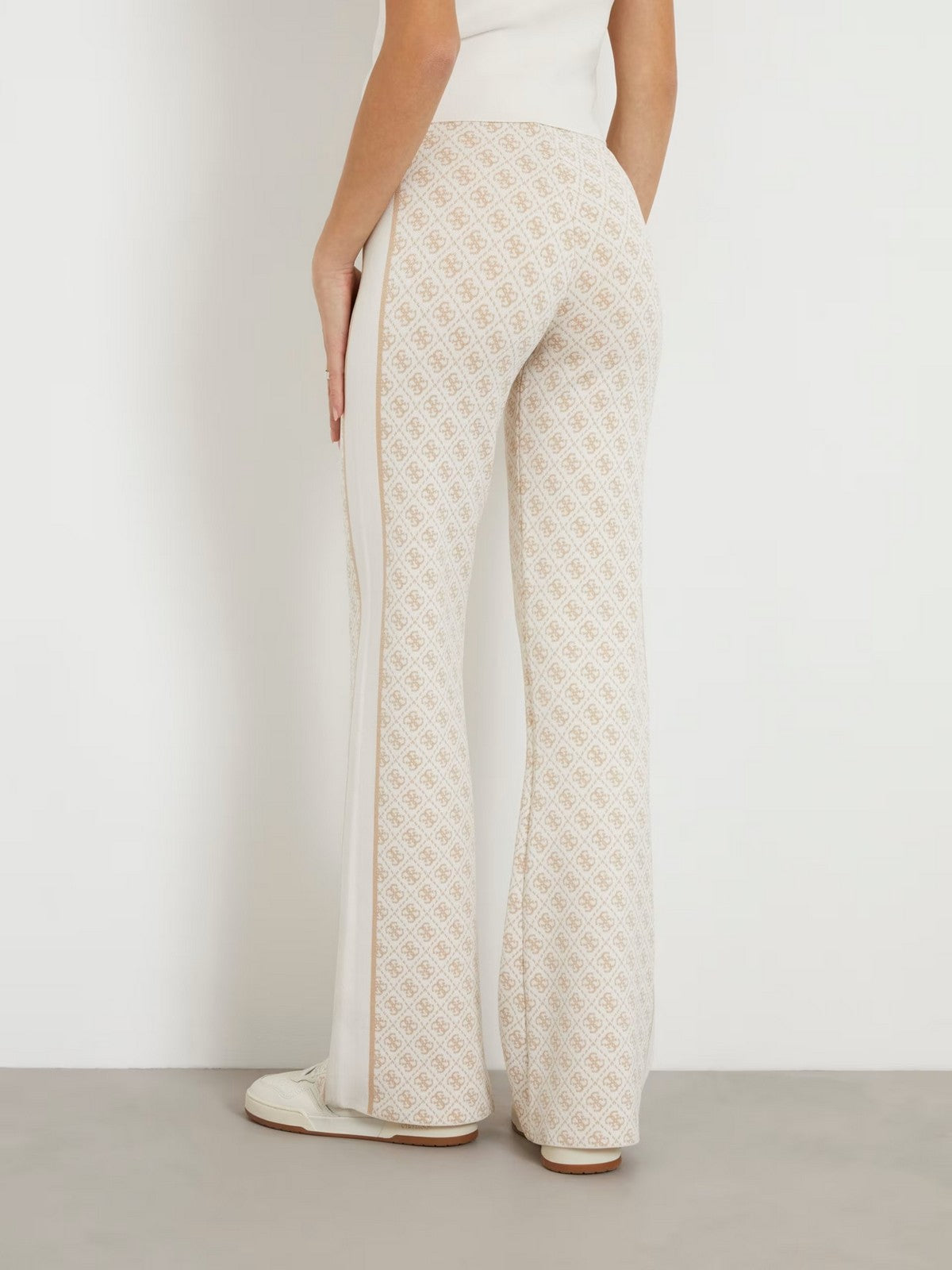 GUESS Pantalone Donna LISE 4G LOGO SWTR PANT W3YB38 Z37K0 F1GL Beige gioboutiqueweb