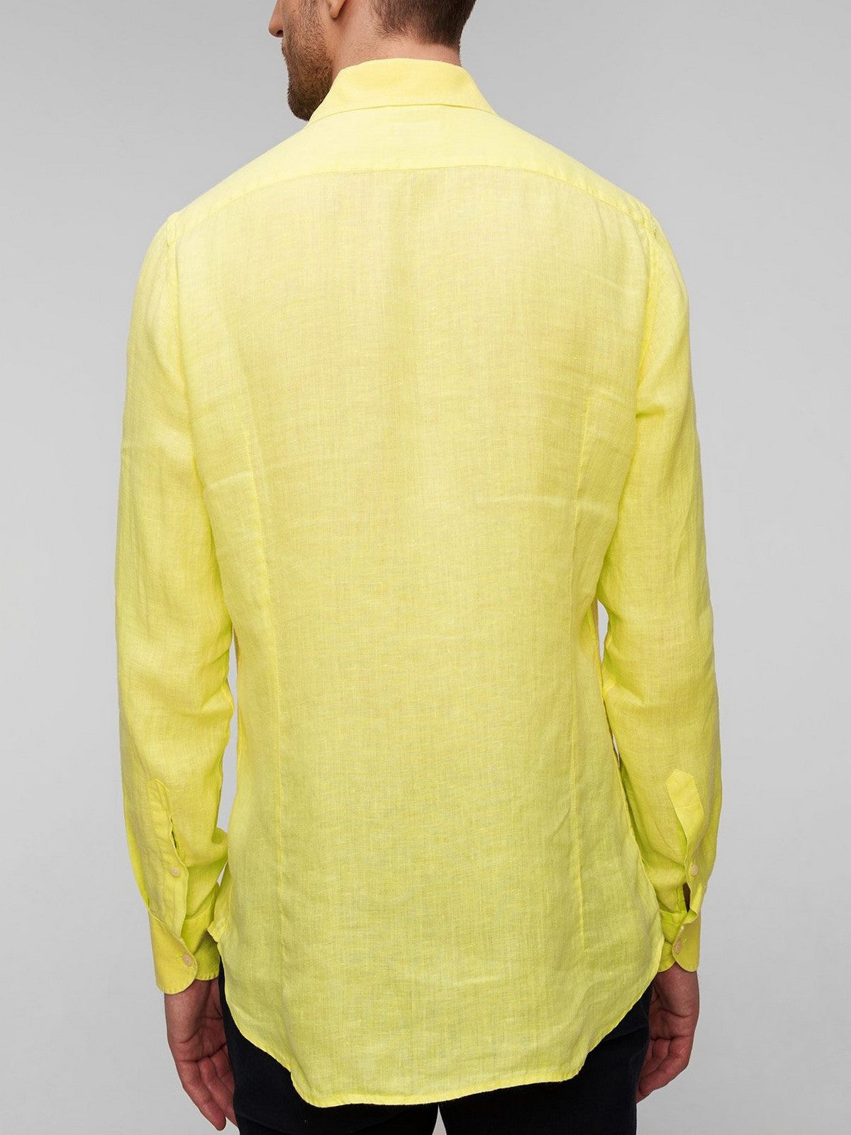 Mc2 Saint Barth Men's Shirt Pamplona 01574F Yellow