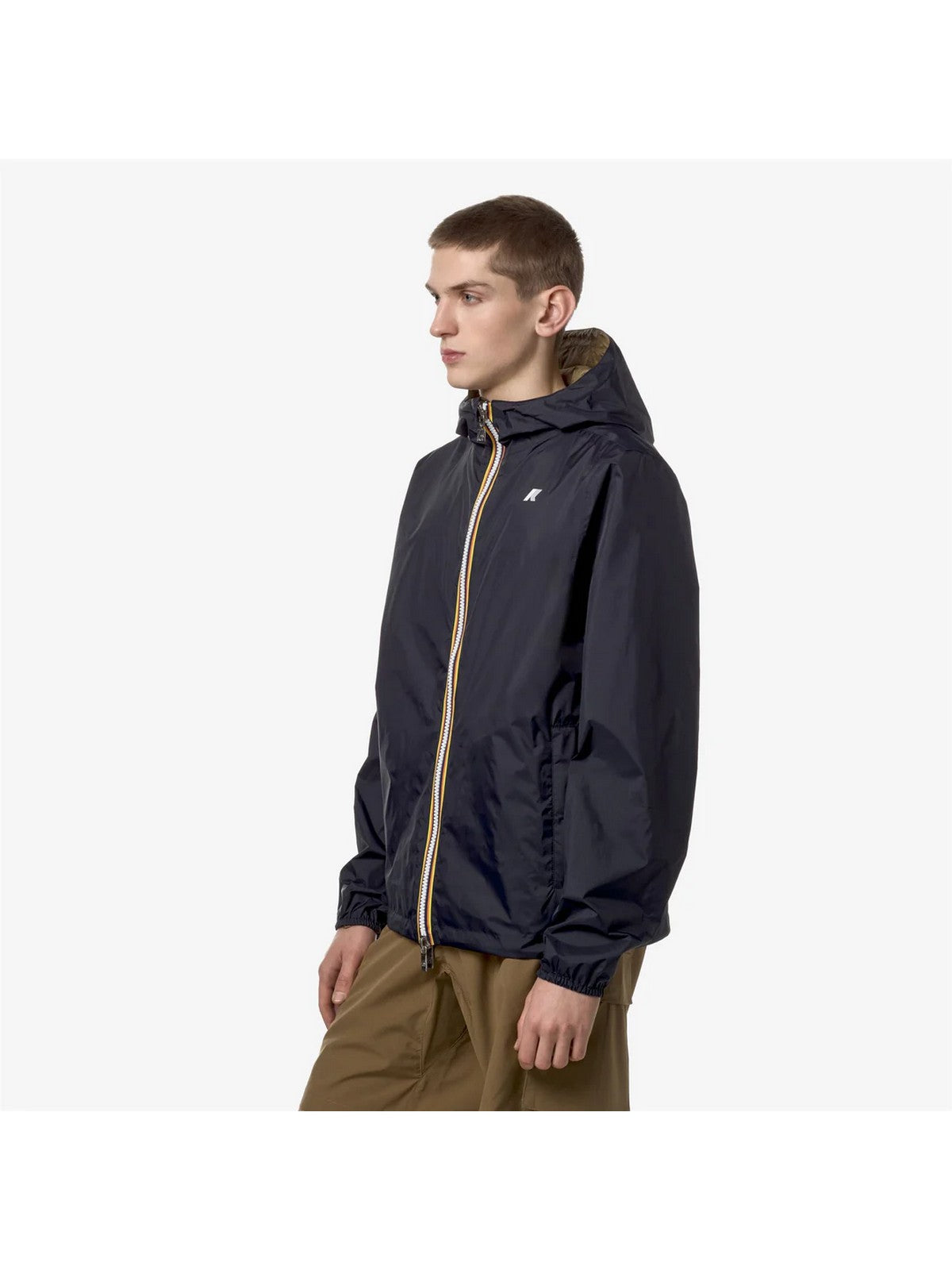 Chaqueta de hombres k-way jake eco plus doble k2124ew aoc blu