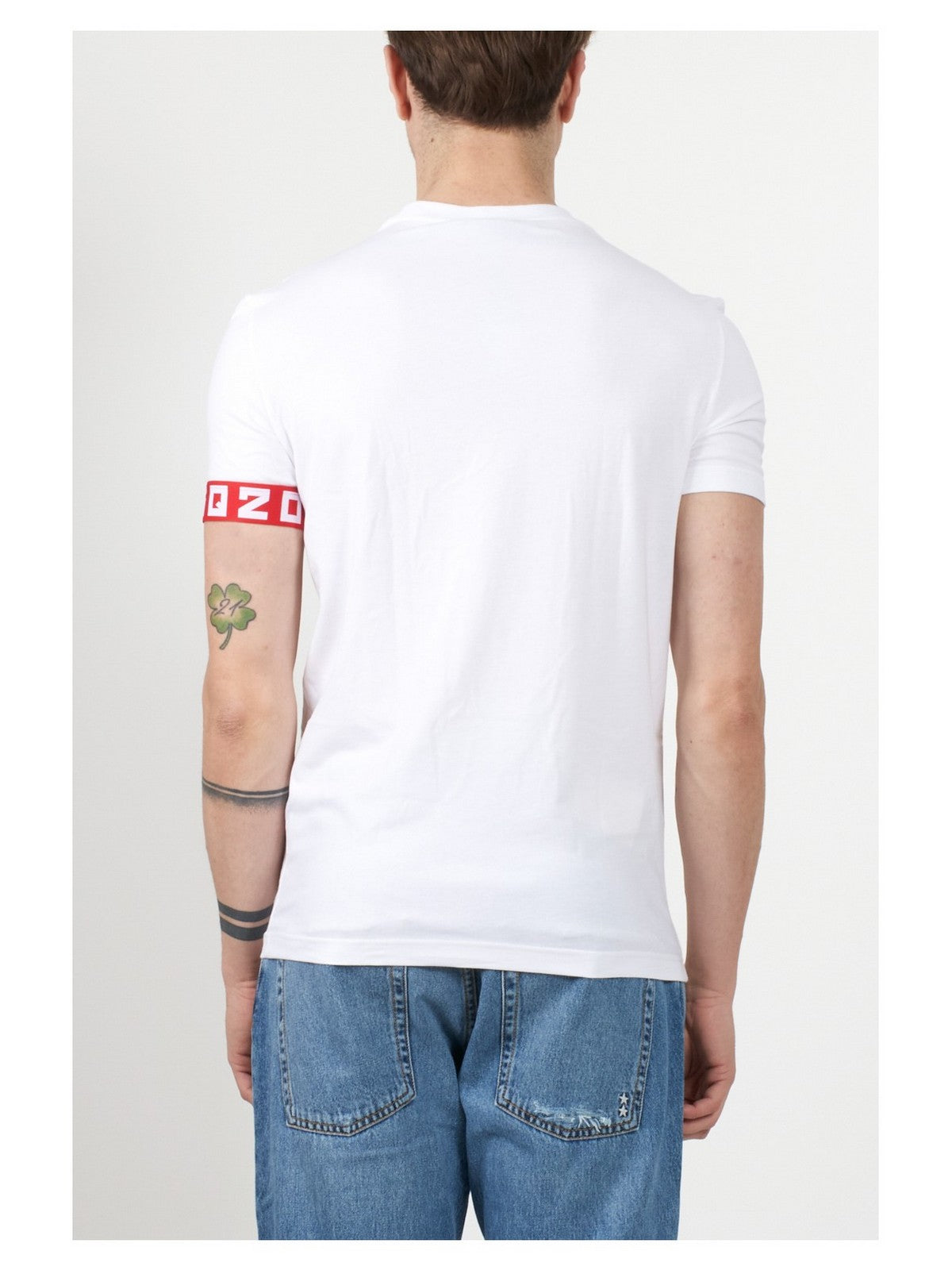 DSQUARED2 T-Shirt e Polo Uomo D9M3S513 104 Bianco
