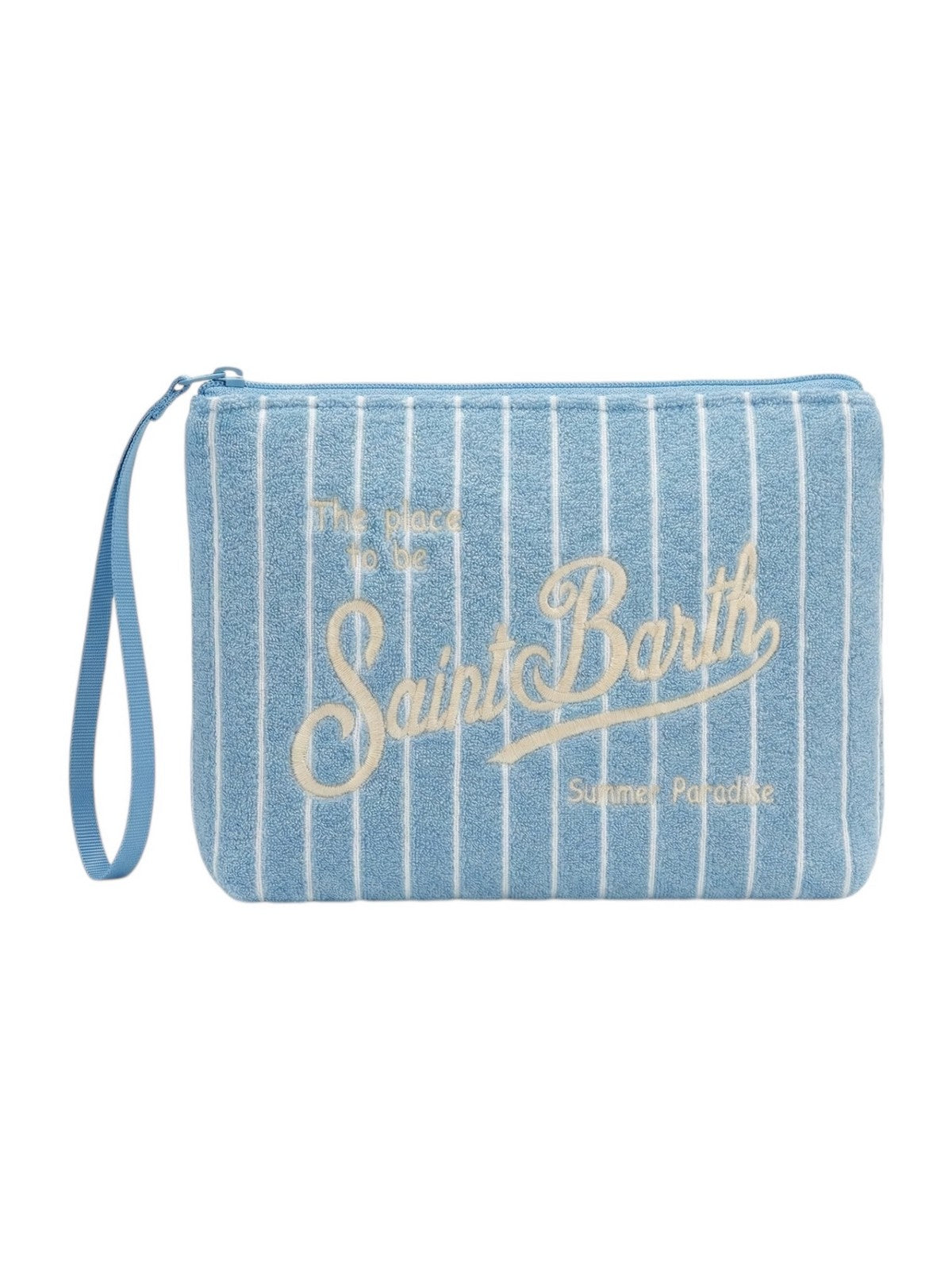 MC2 SAINT BARTH Pochette Unisex adulto ALINE SPONGE 07477L CELESTE