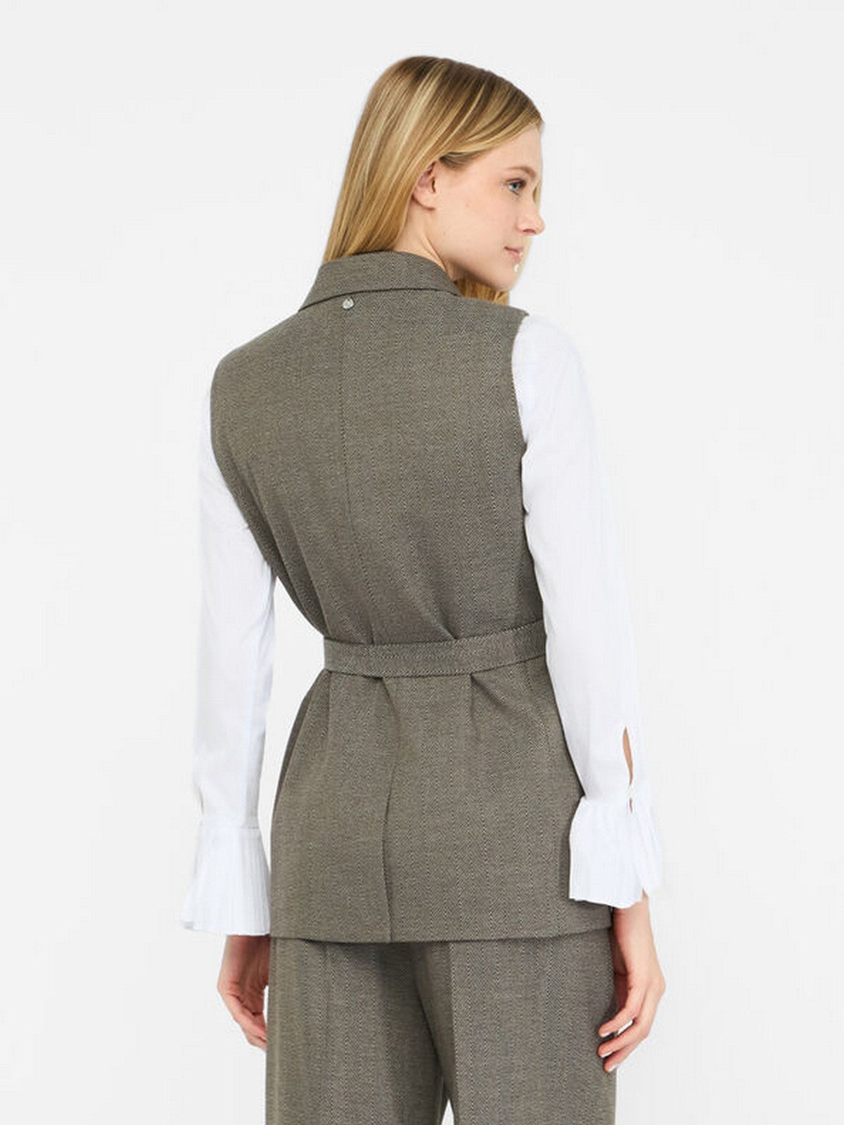 LIU JO BLACK Gilet Donna CF5259T054A M9770 Resca pino