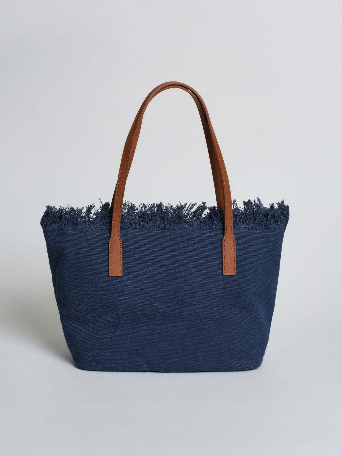 MC2 SAINT BARTH Borsa Donna CITY BAG MID FRINGE 01744L BLU
