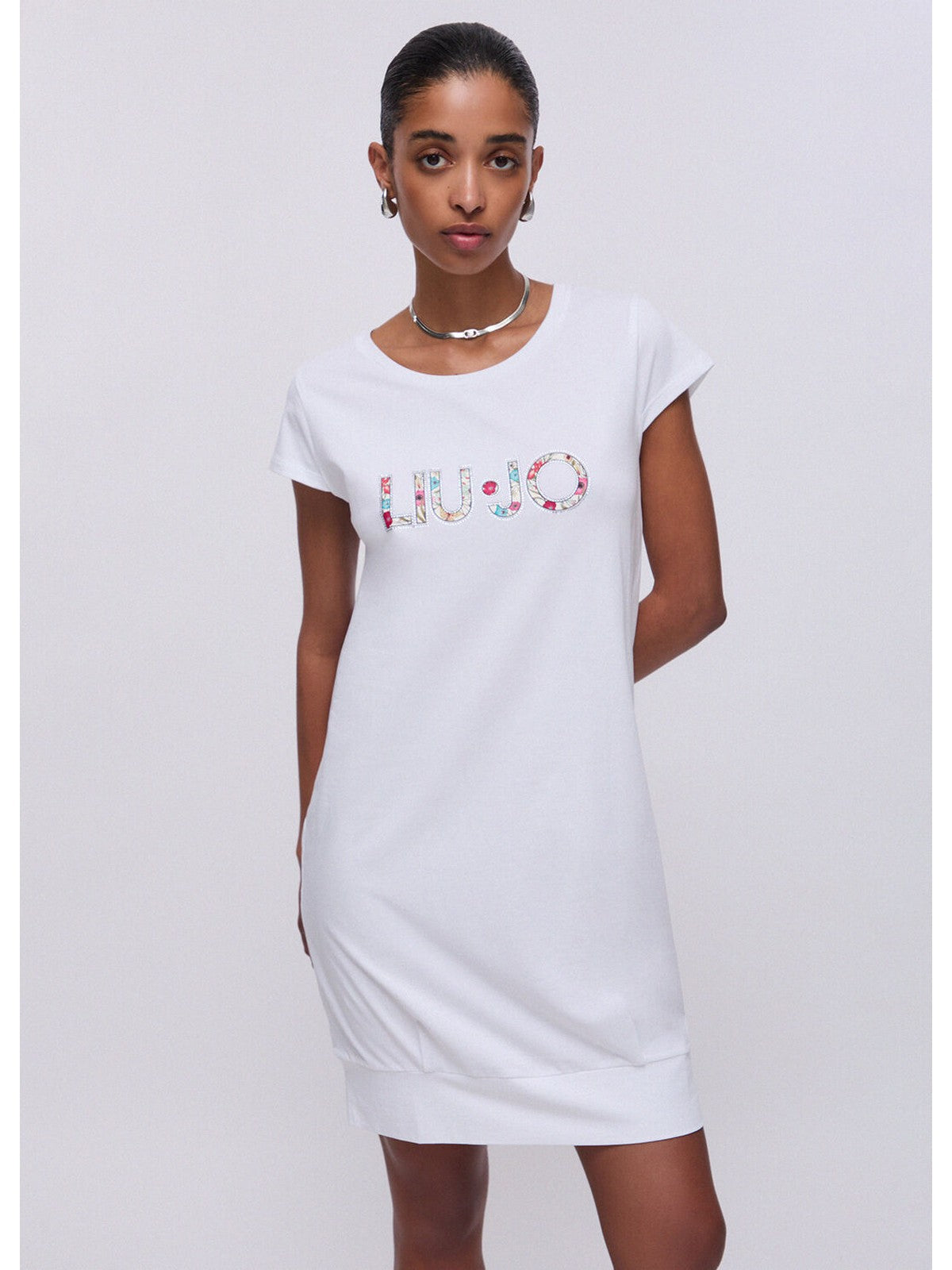 LIU JO BEACHWEAR Abito Donna VA6212JS003 Q9136 Bianco/flowers