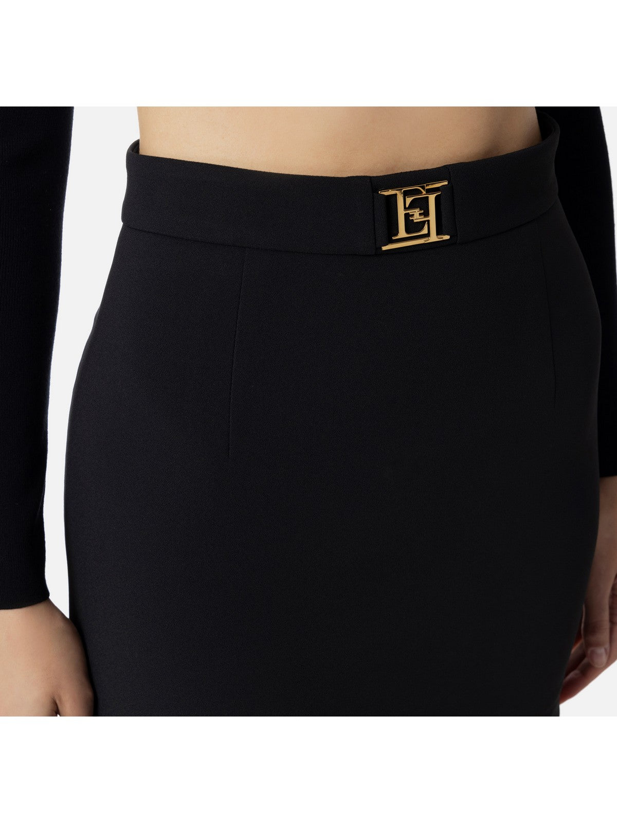 ELISABETTA FRANCHI Gonna Donna GOT0341E2 110 Nero gioboutiqueweb