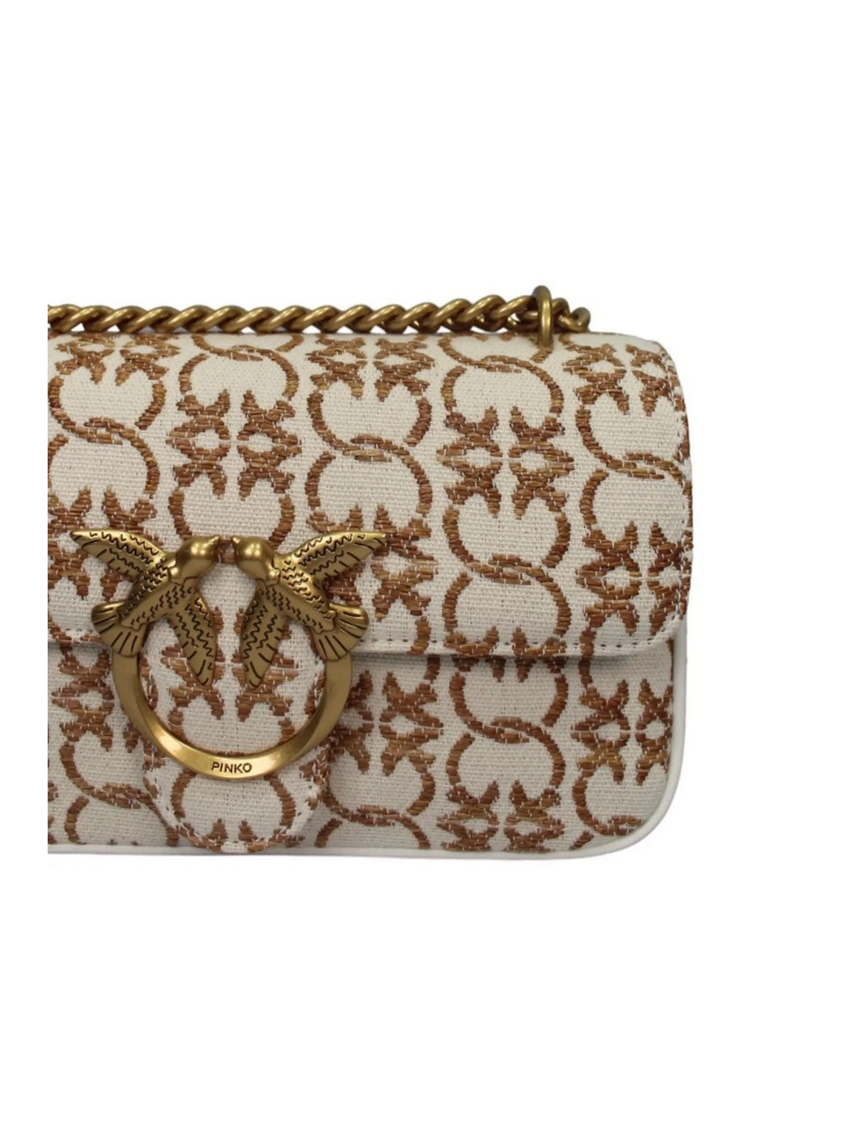 Pinko Women's Bag Love One Mini 102938-A1ku Cl1q Beige