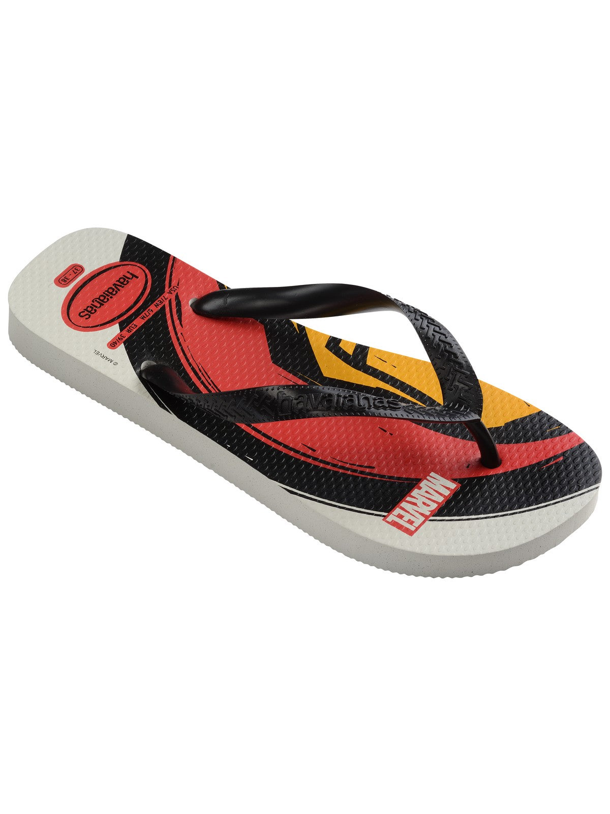 HAVAIANAS Infradito Uomo Hav. Top Marvel Logomania 4146953.0001 Bianco gioboutiqueweb