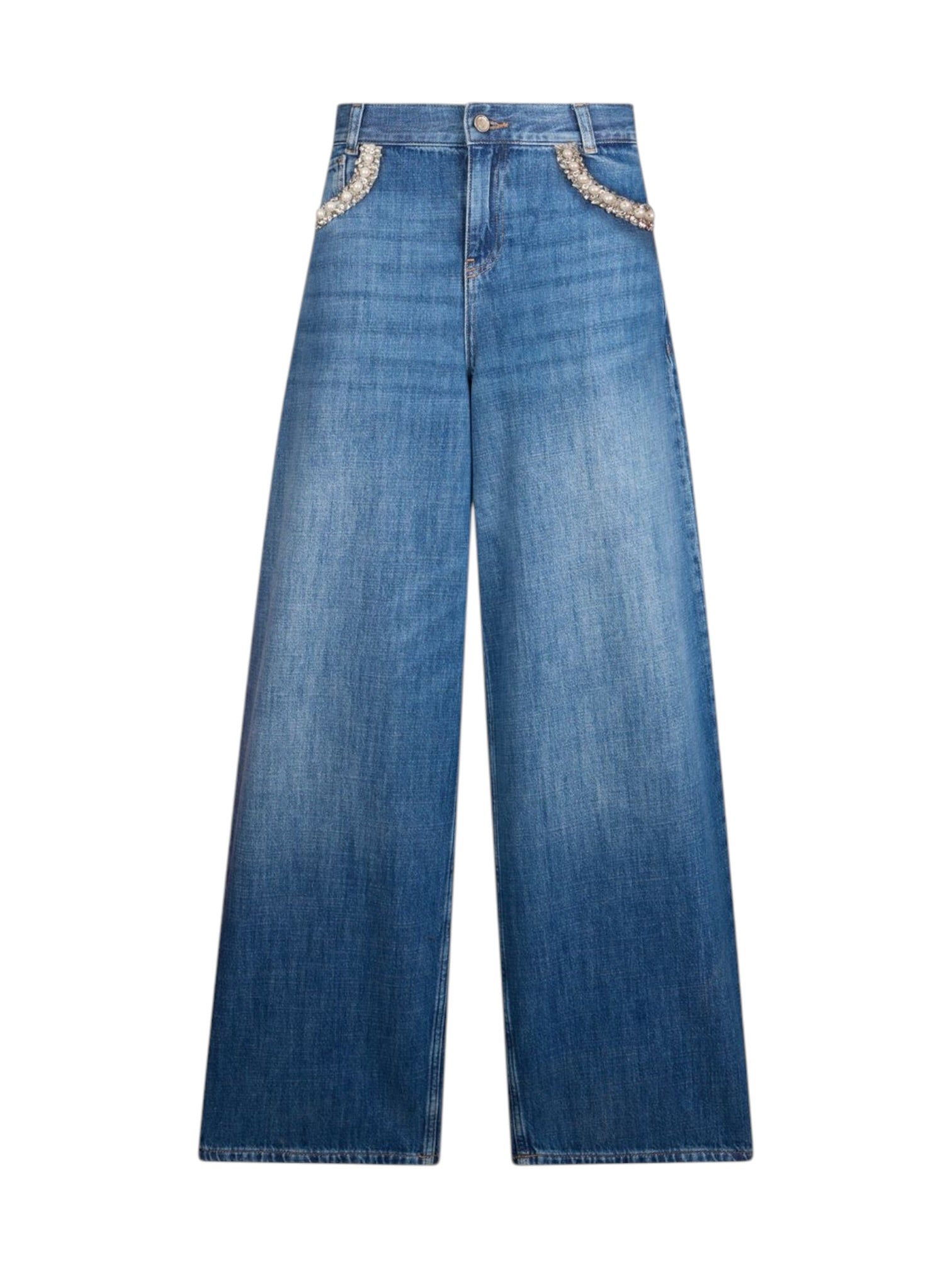 LIU JO BLUE DENIM Jeans Donna UA6265DS082 79034 Den.Blu dk.str.pearl