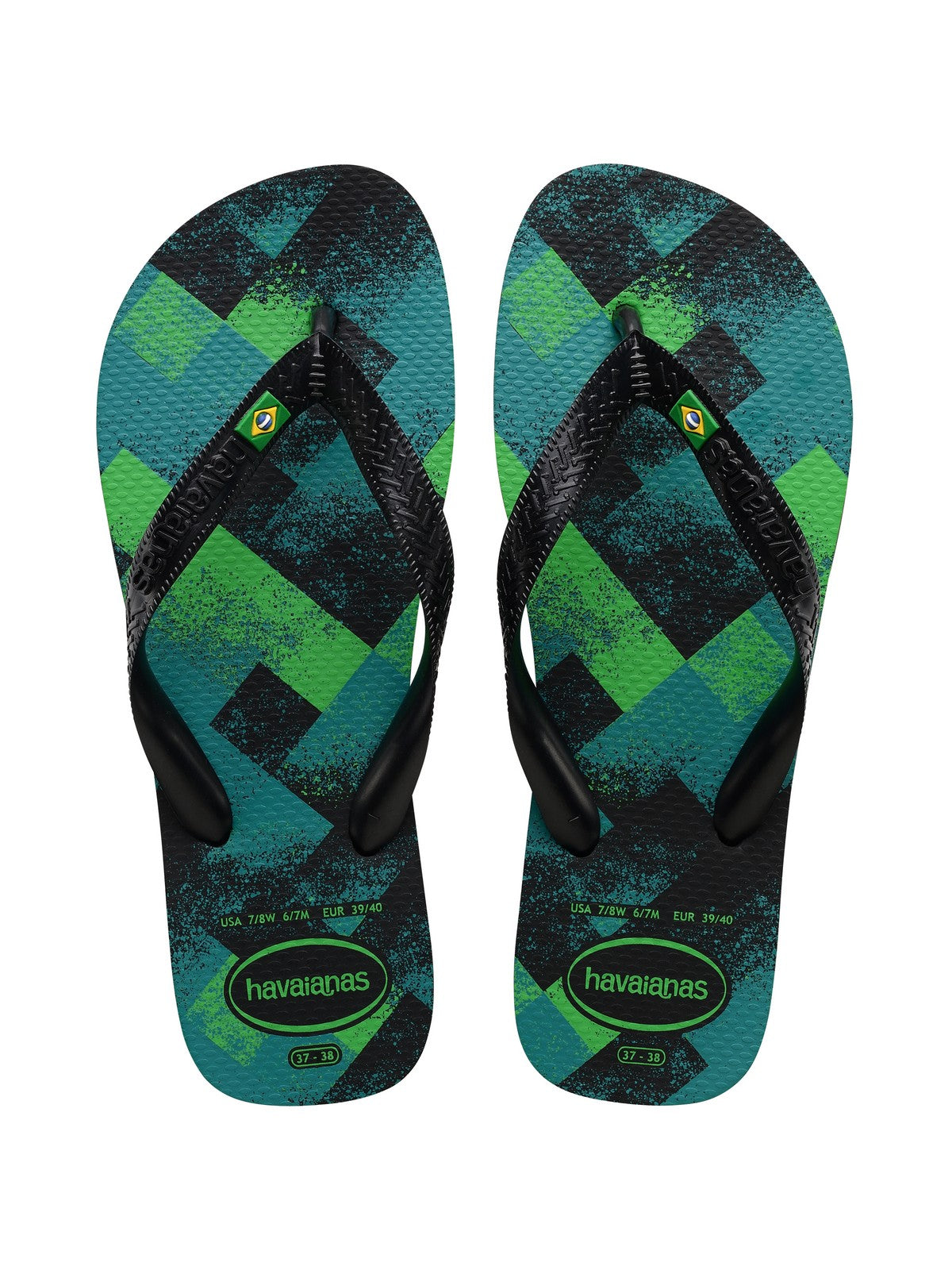 HAVAIANAS Infradito Unisex adulto Hav. Brasil Fresh 4145745.7662 Nero gioboutiqueweb