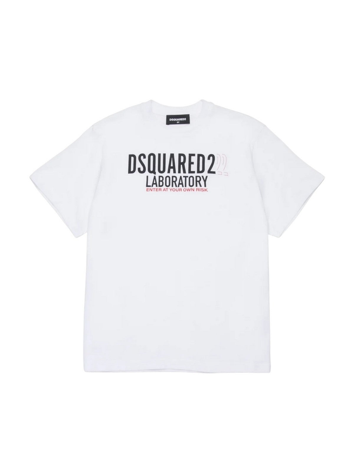 DSQUARED2 T-shirt Bambini e ragazzi DQ2991 D0ACD DQ100 WHITE gioboutiqueweb