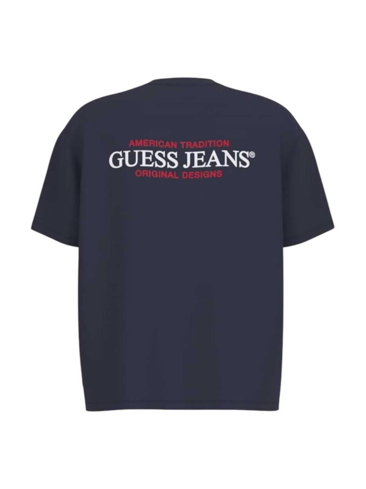 GUESS T-shirt Uomo GJ SS CN OS AMERICAN TRAD TEE M4BI75 K8FQ4 A71W DARING OCEAN gioboutiqueweb