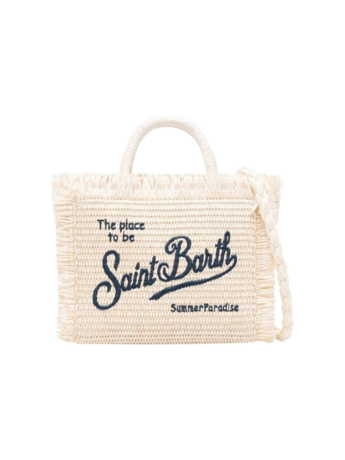 MC2 SAINT BARTH Borsa Donna VANITY MINI STRAW N 01503H 1061 EMB gioboutiqueweb