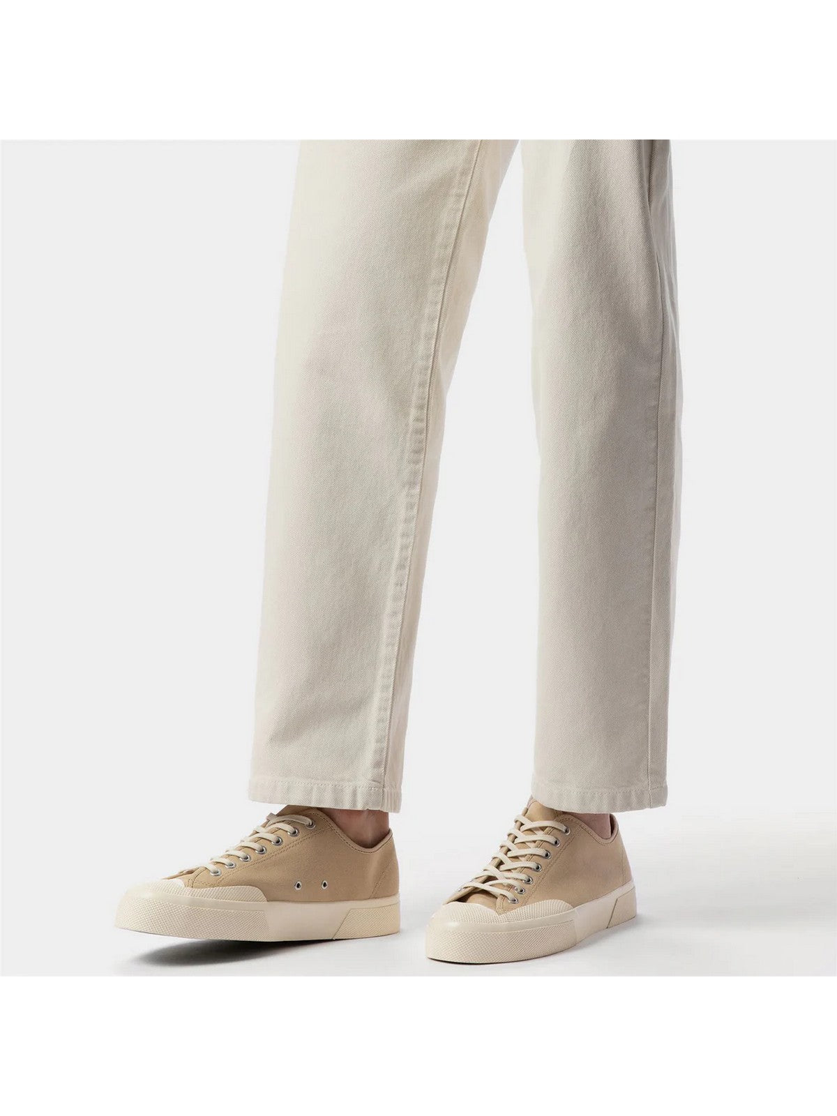 SUPERGA Sneaker Uomo 2432 WORKS LOW CUT COTTON CANV S51347W A6P Beige gioboutiqueweb