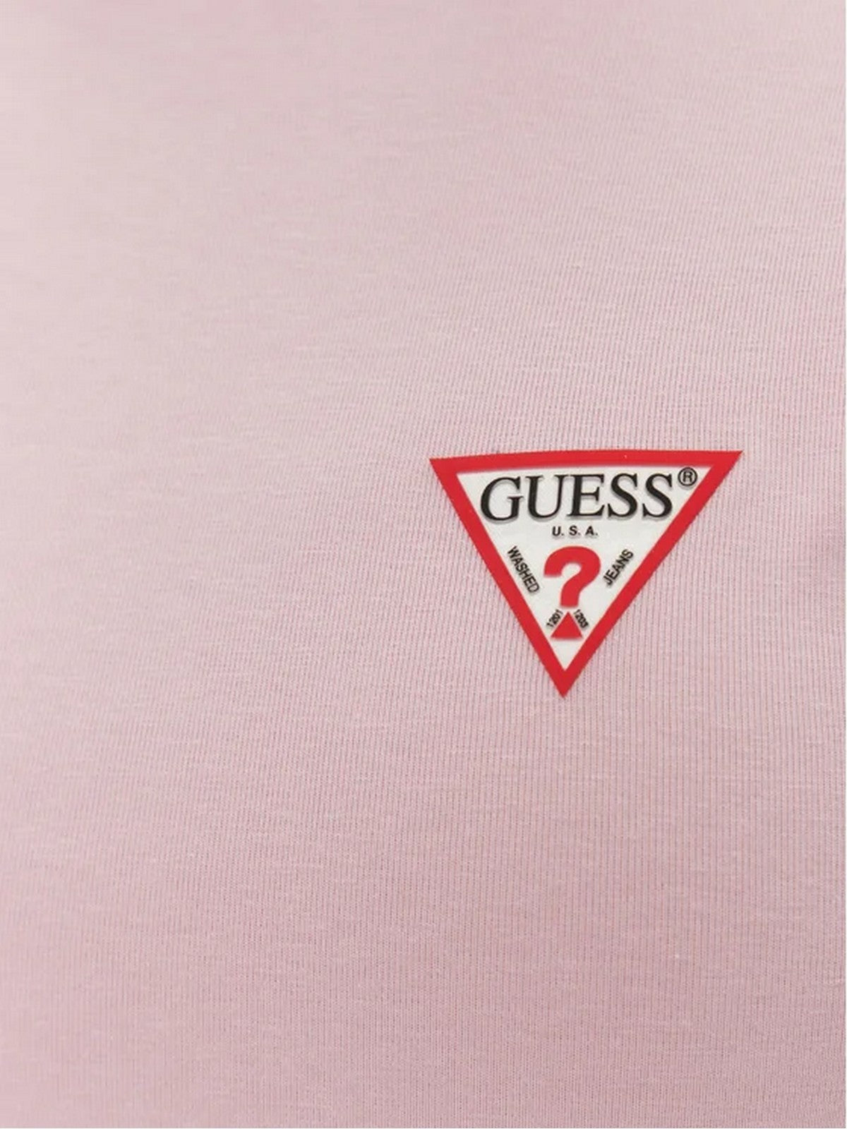 GUESS T-shirt Donna SS CN MINI TRIANGLE TEE W2YI44 J1314 G6L1 PEACH CREME
