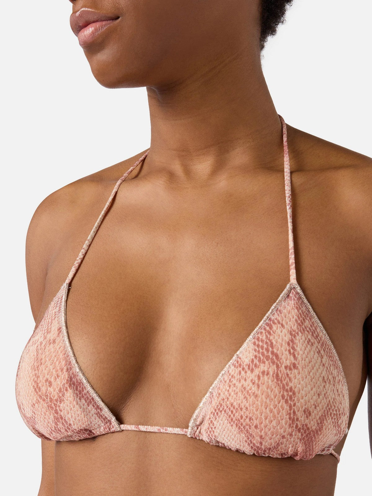 MC2 SAINT BARTH Costume da bagno Donna LEAH OVERLOCK 00093L LUREX SNAKE SKIN 20