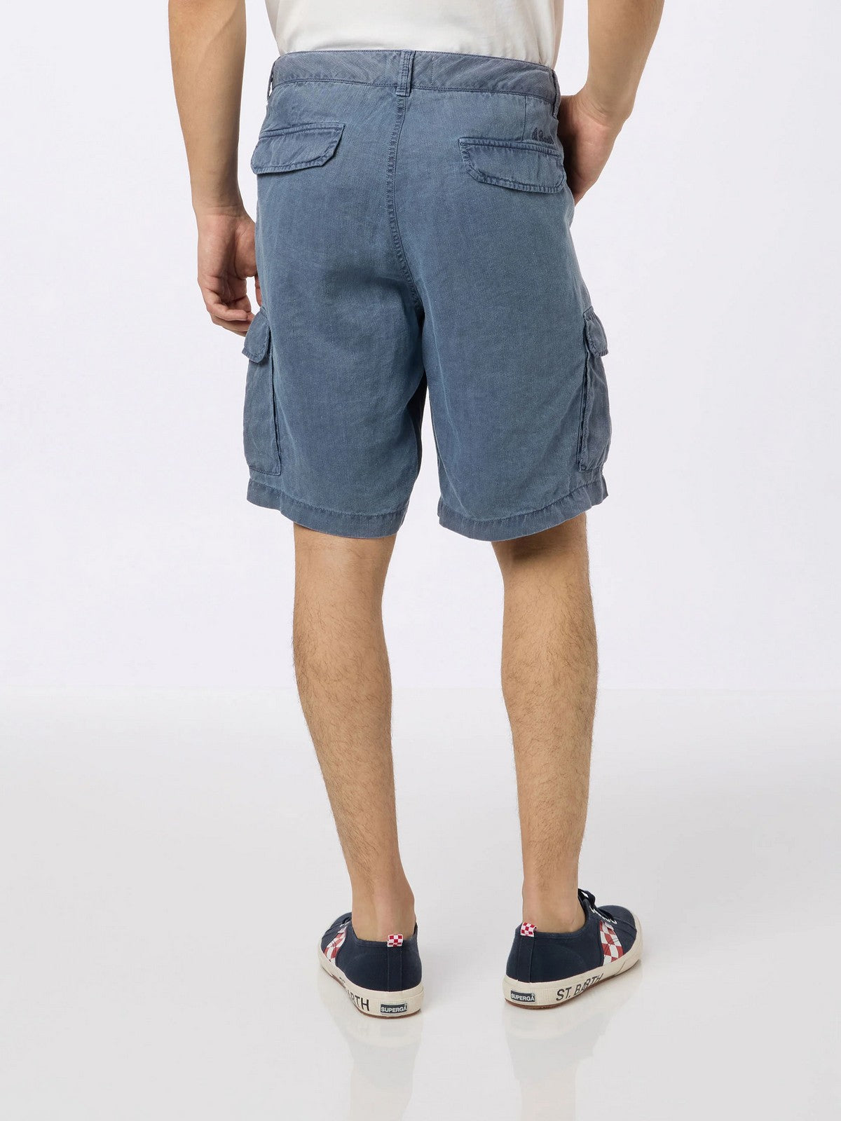 MC2 SAINT BARTH Bermuda Uomo RODI 01968H LINEN VINTAGE 61 gioboutiqueweb