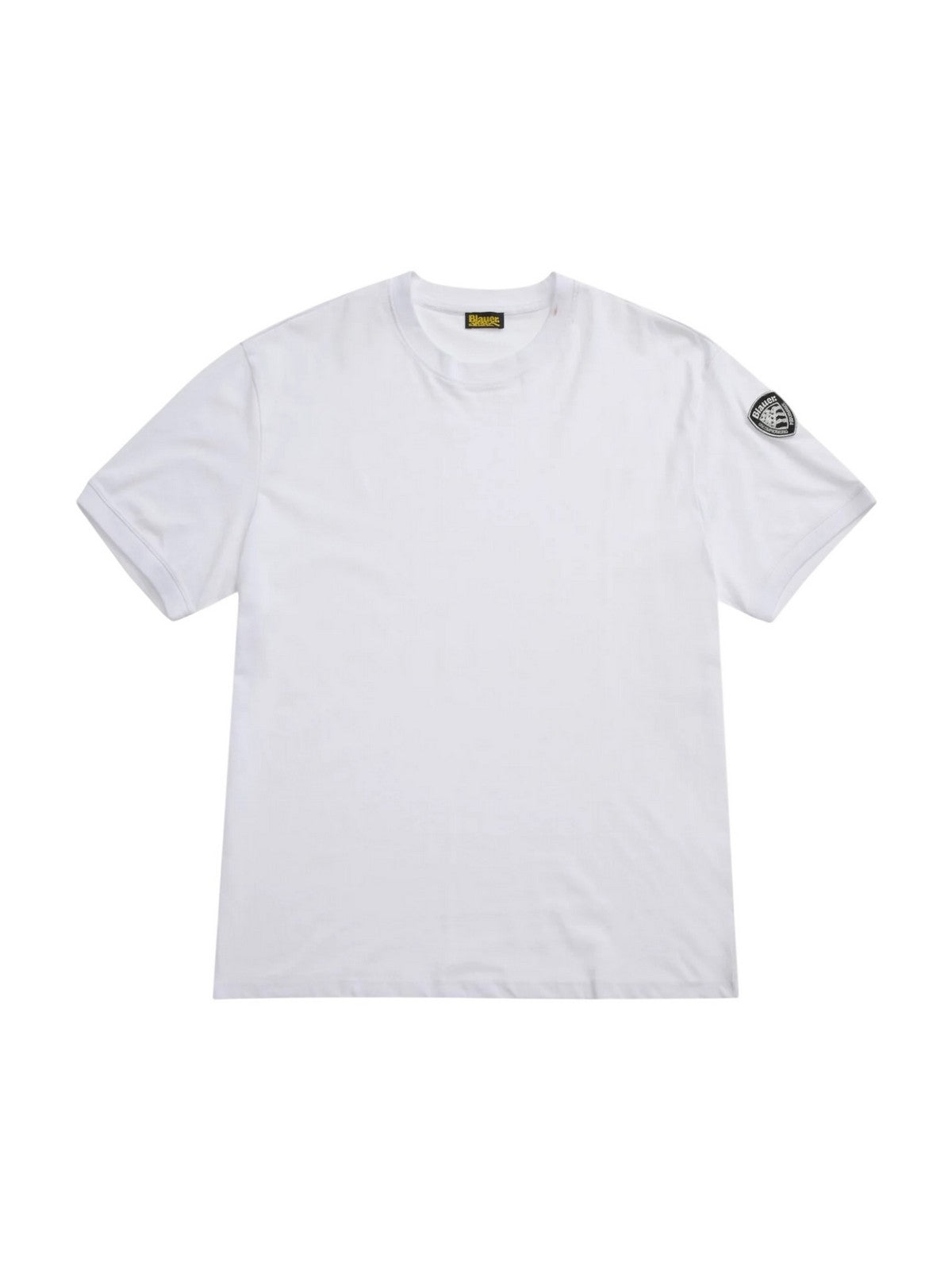 BLAUER T-shirt Uomo Anthony 25SBLUH02275 007100 100 Bianco gioboutiqueweb