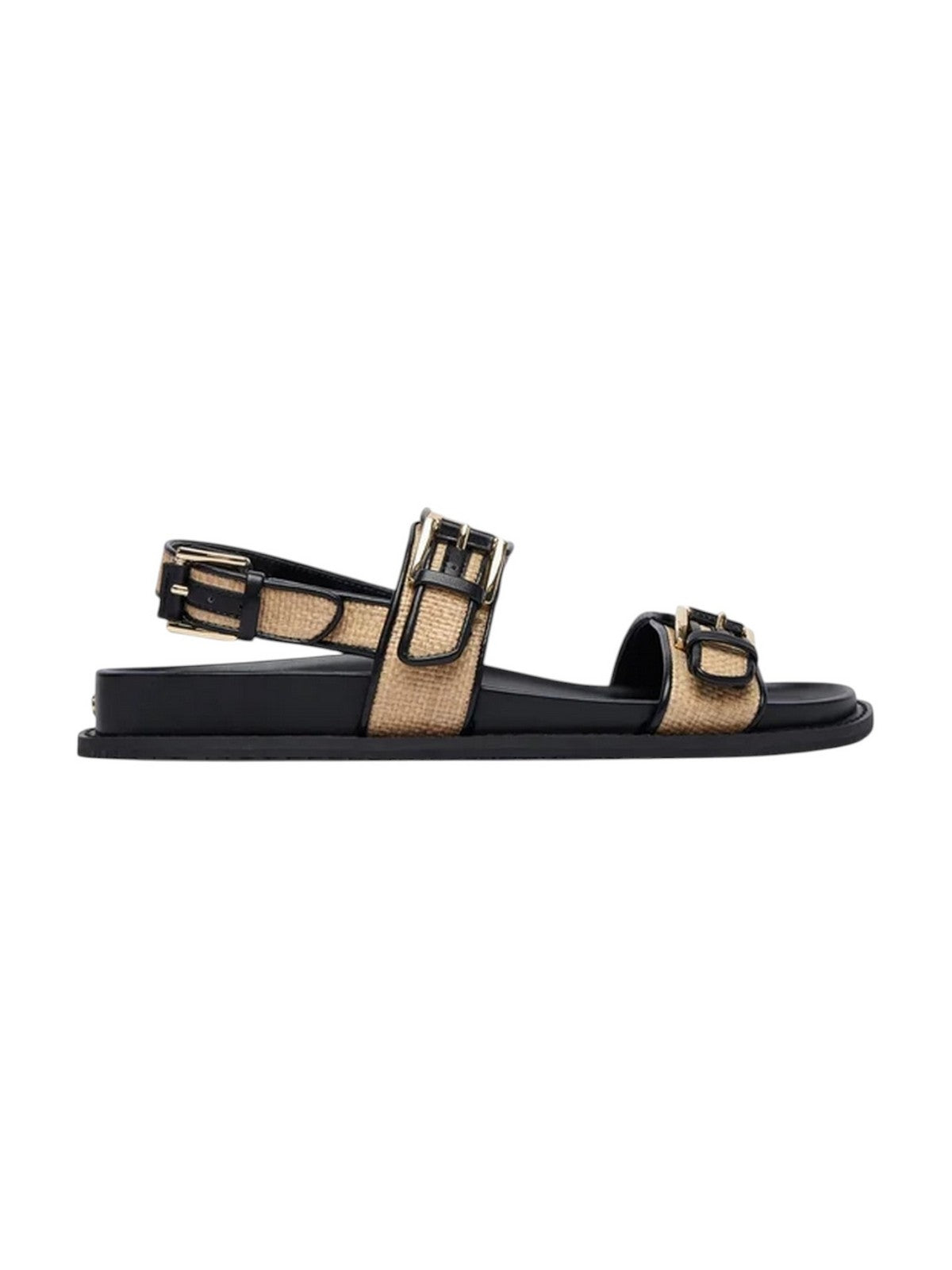 MICHAEL KORS Sandalo Donna NIA FLAT SANDAL 40S6NIFS1D 001 BLACK