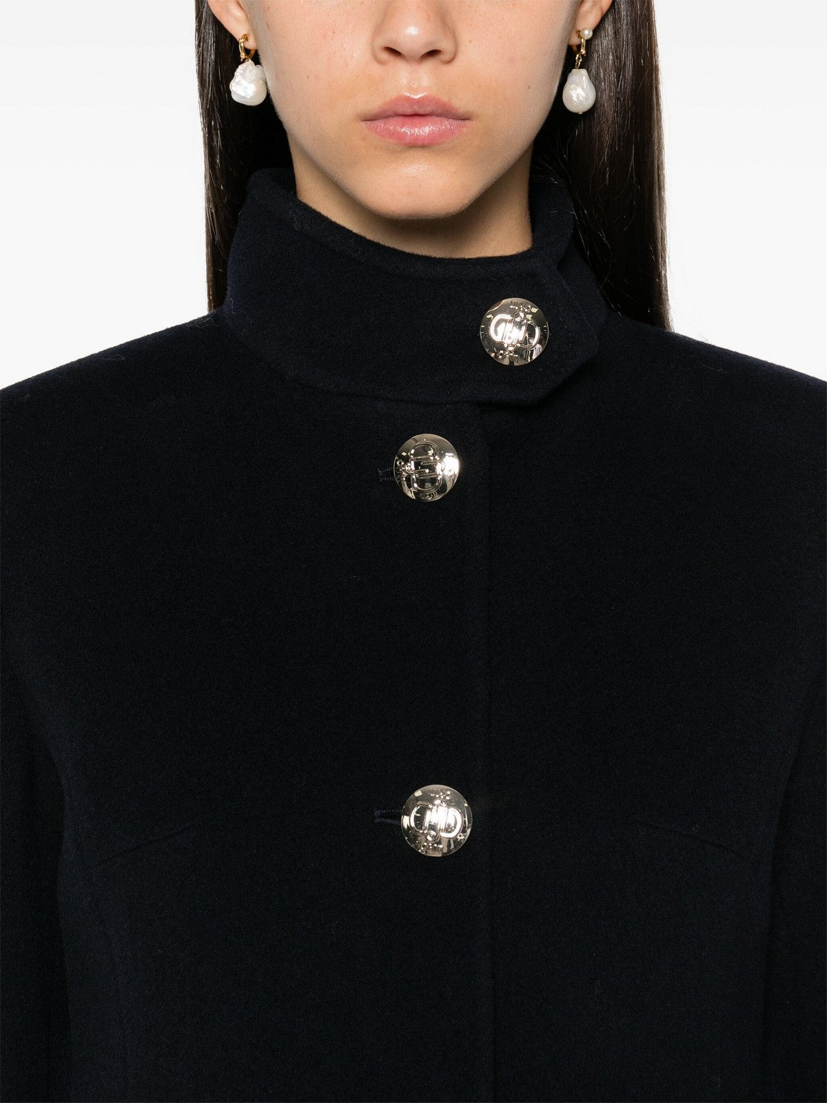 LIU JO BLACK Cappotto Donna CF4356T2583 22222 Nero gioboutiqueweb