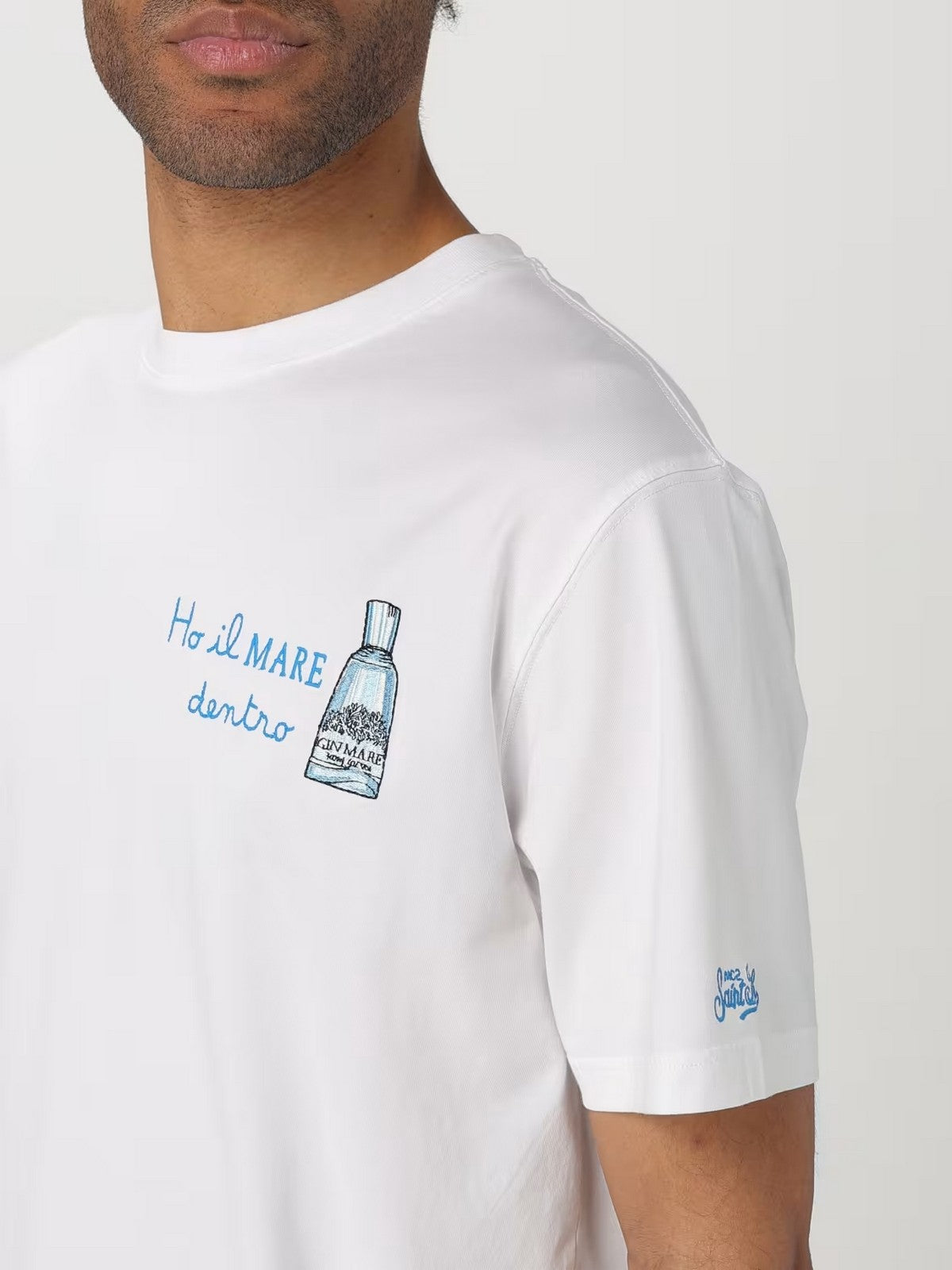 MC2 SAINT BARTH T-shirt Uomo TSHIRT MAN 05437H Bianco gioboutiqueweb