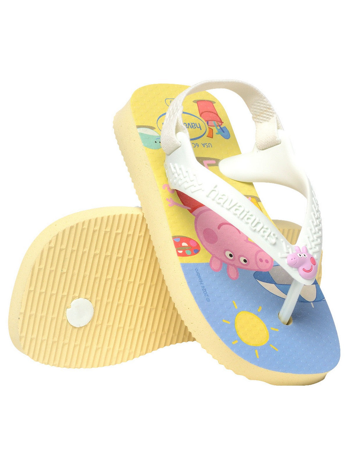 HAVAIANAS Infradito Bambine e ragazze Hav. baby peppa pig 4145980.9256 BUTTERCREAM gioboutiqueweb
