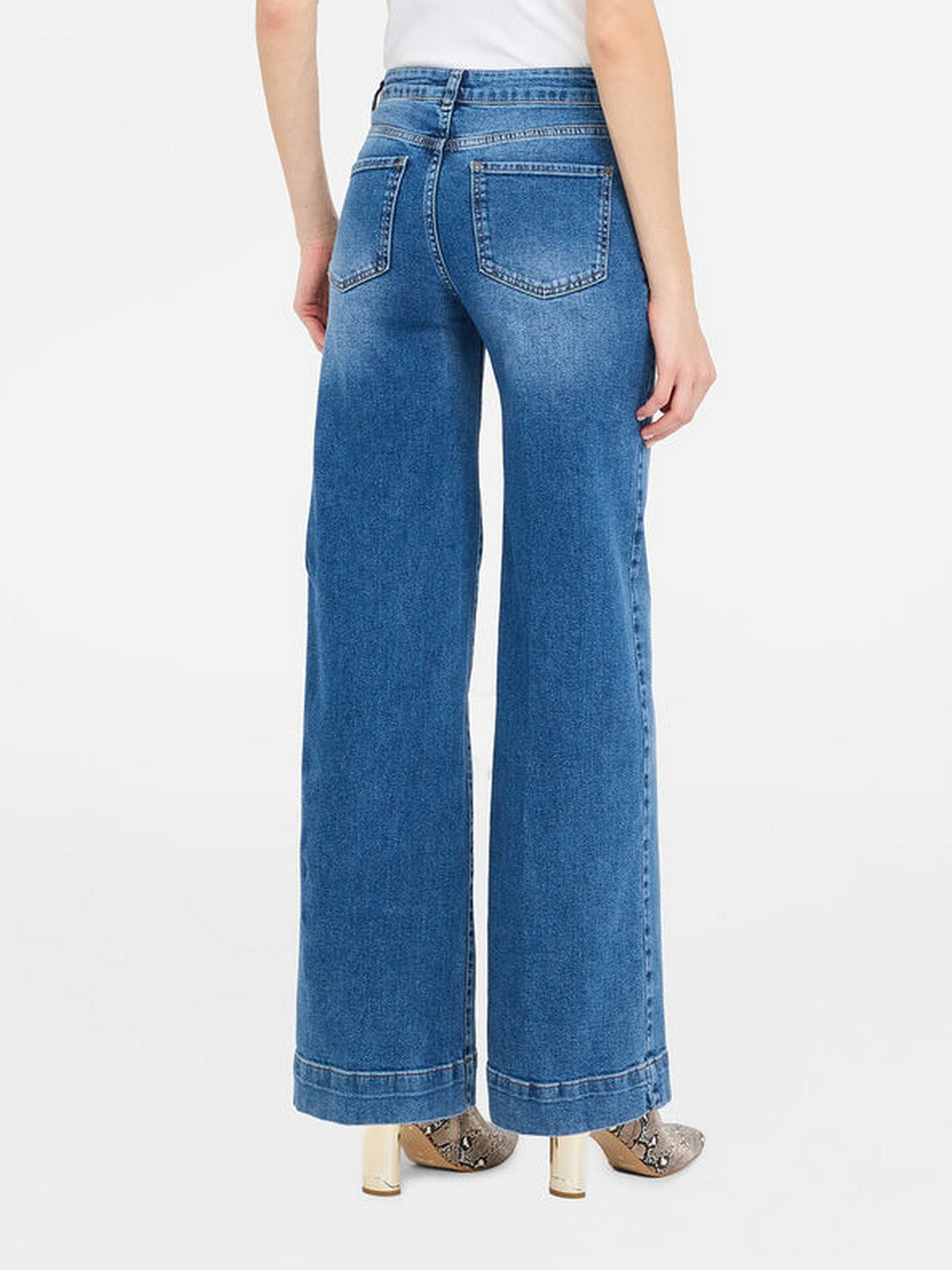 LIU JO BLACK Jeans Donna CF5135D5027 77097 Den.Blu sand wash