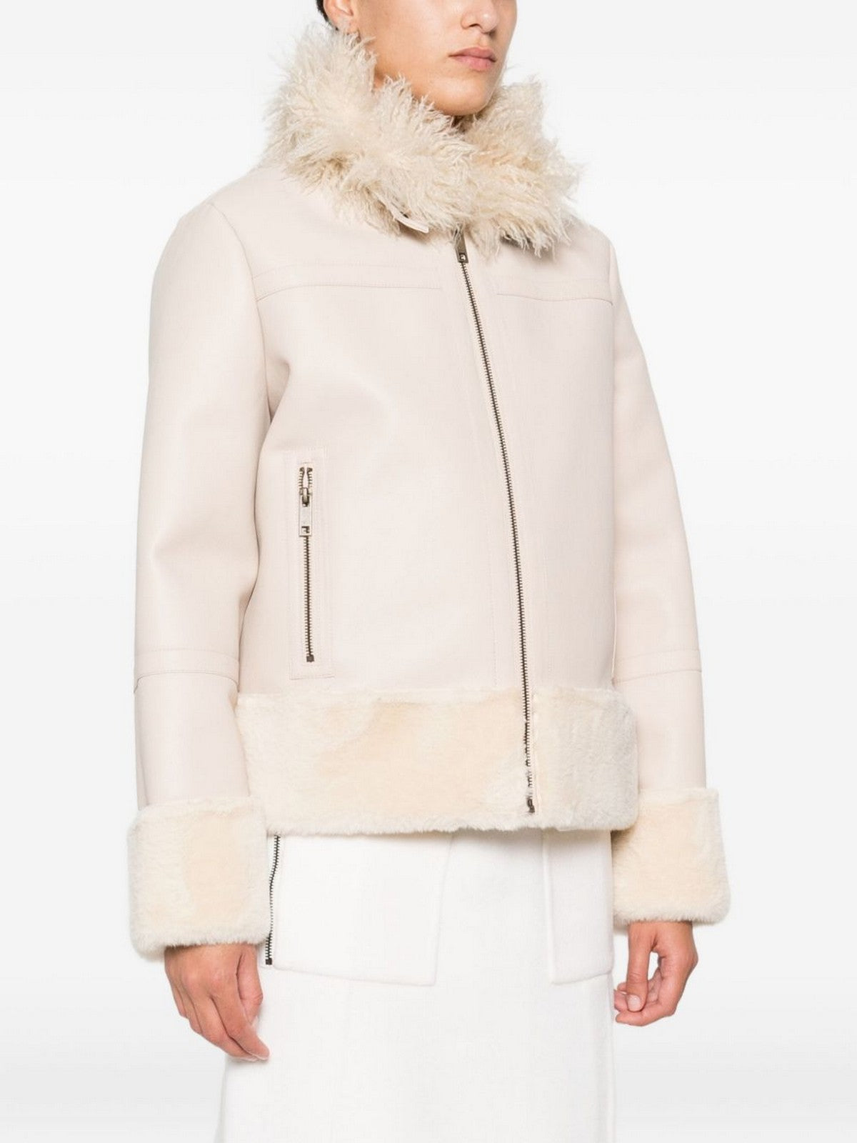 TWINSET Giubbino Donna WARM AND SOFT 252TP2410 07222 PARCHMENT