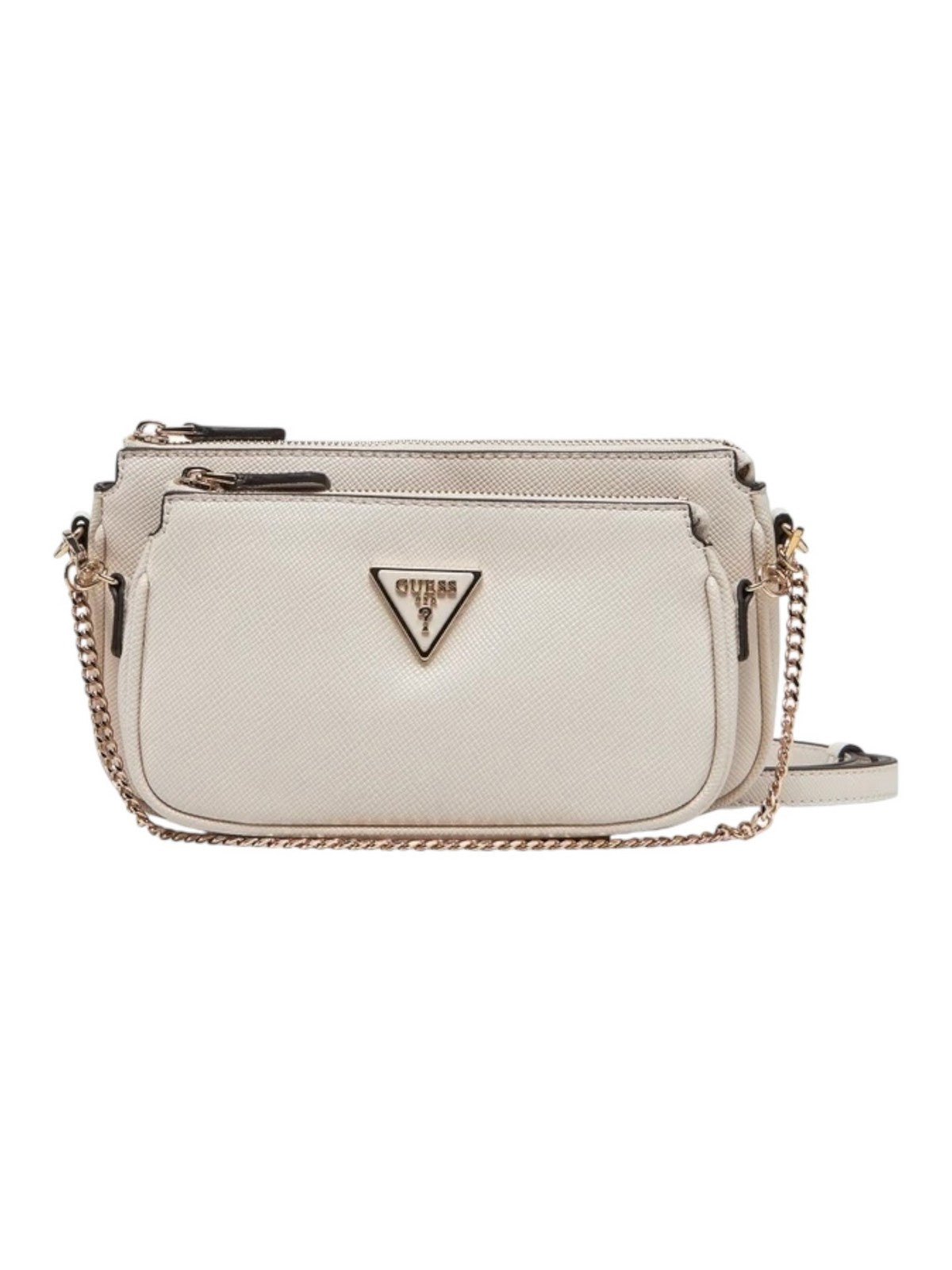 GUESS Borsa Donna NOELLE DBL POUCH CROSSBODY HWZG78 79710 BON Beige gioboutiqueweb