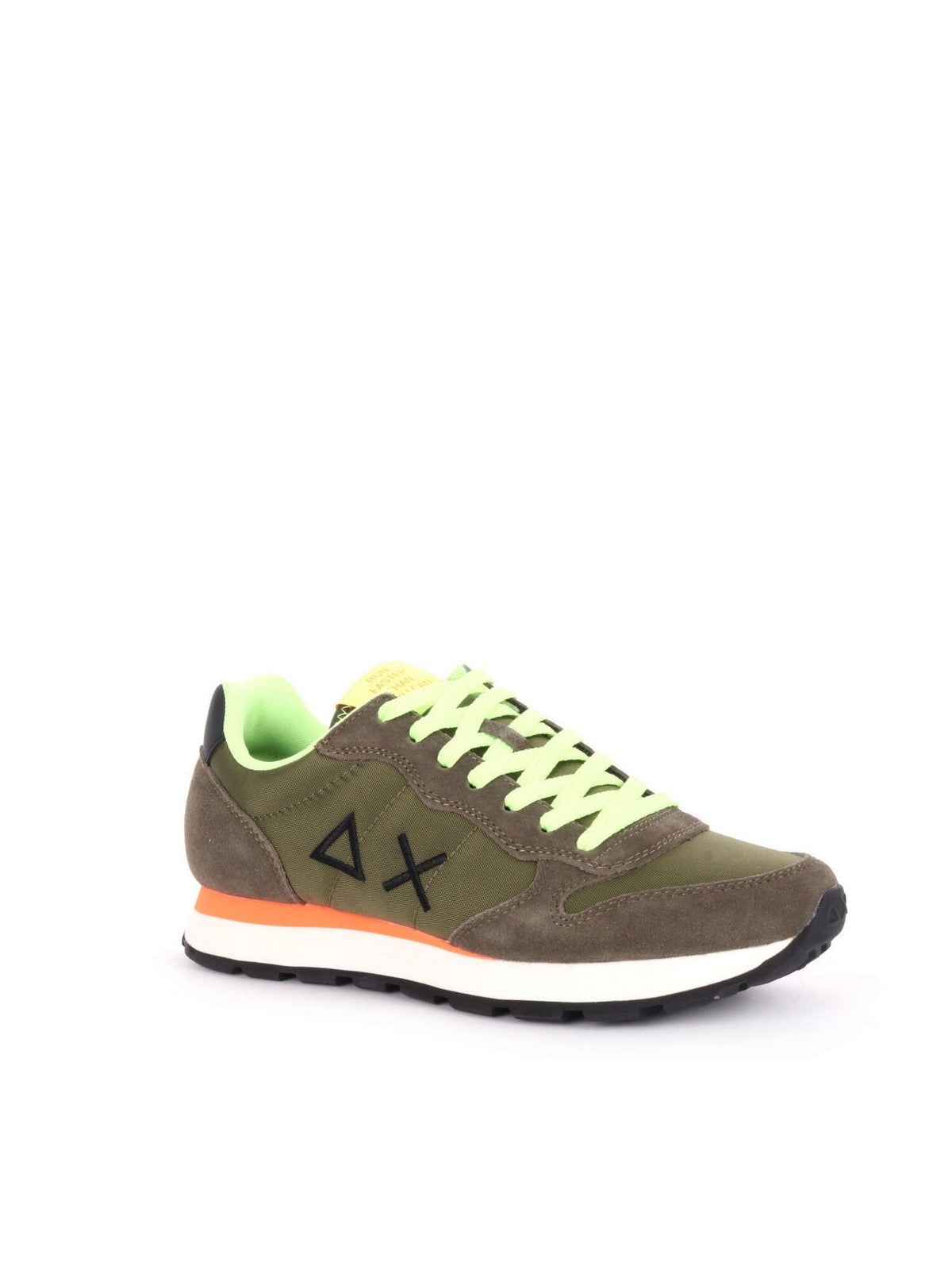 SUN68 Sneaker Uomo Tom fluo Z35102 19 Verde gioboutiqueweb