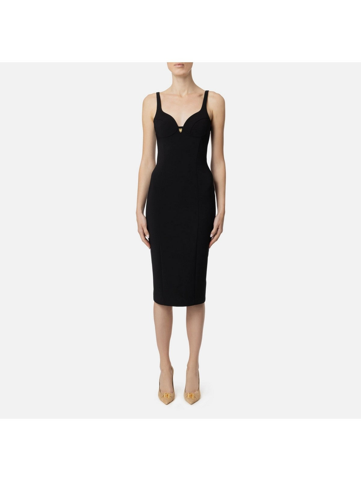 ELISABETTA FRANCHI Abito Donna AB71146E2 110 Nero gioboutiqueweb