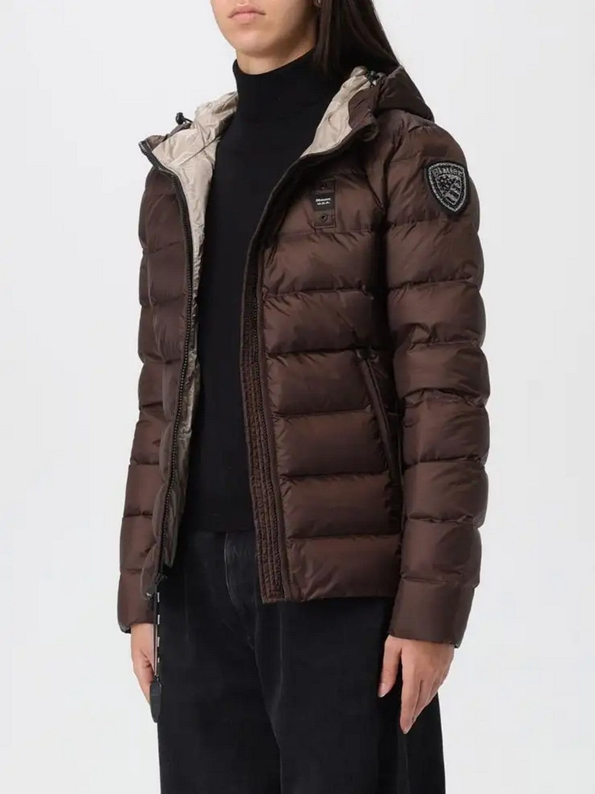 BLAUER Piumino Donna CHARME 25WBLDC03100 A06047 365EI CASTAGNA int. BEIGE 301