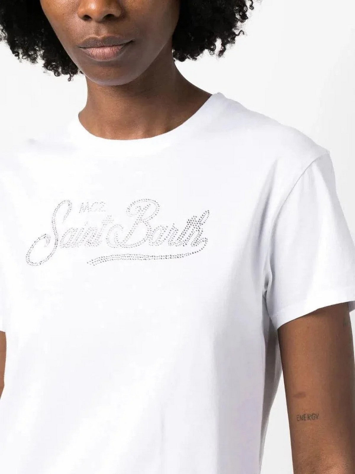 MC2 SAINT BARTH T-shirt Donna EMILIE 06278H Bianco gioboutiqueweb