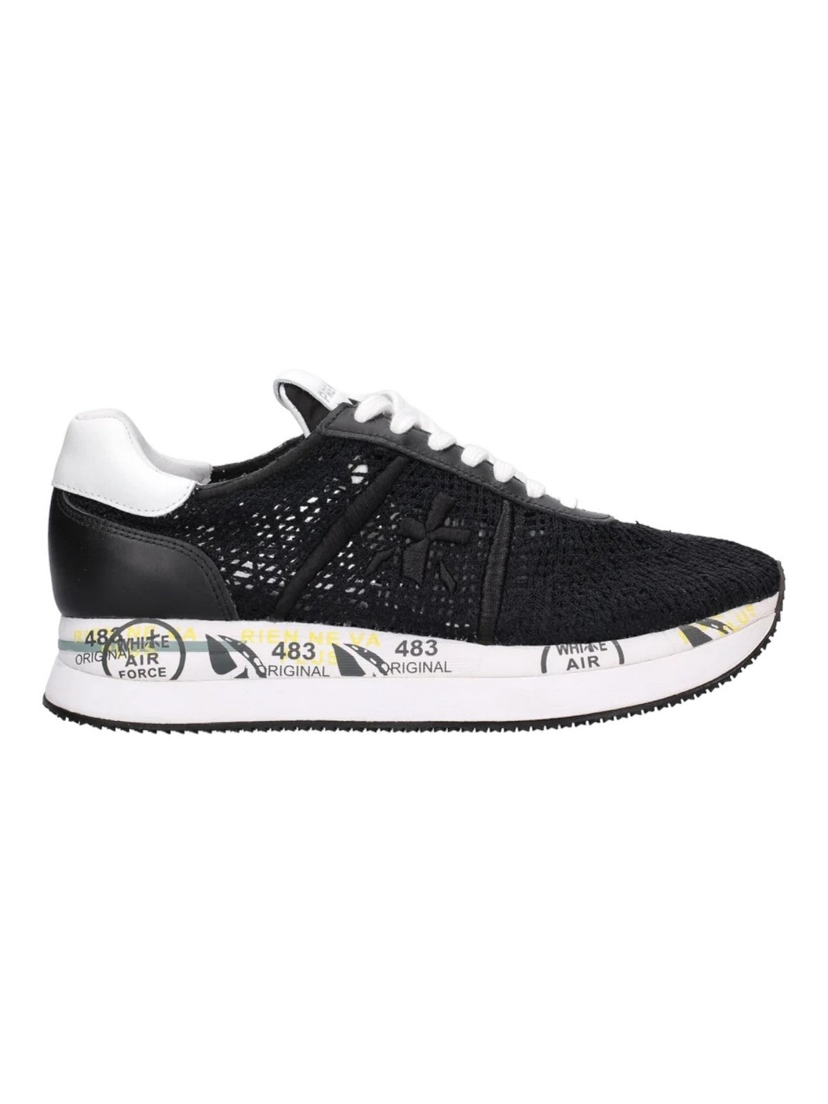 PREMIATA Sneaker Donna CONNY VAR 6347 Nero gioboutiqueweb