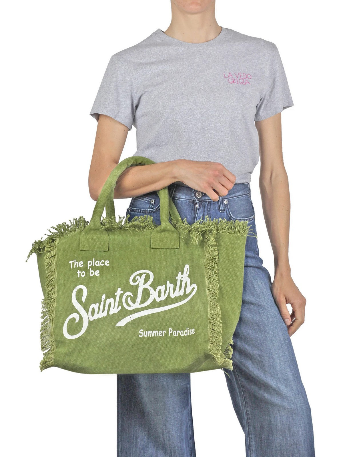 MC2 SAINT BARTH Borsa Donna VANITY 00270F Verde gioboutiqueweb