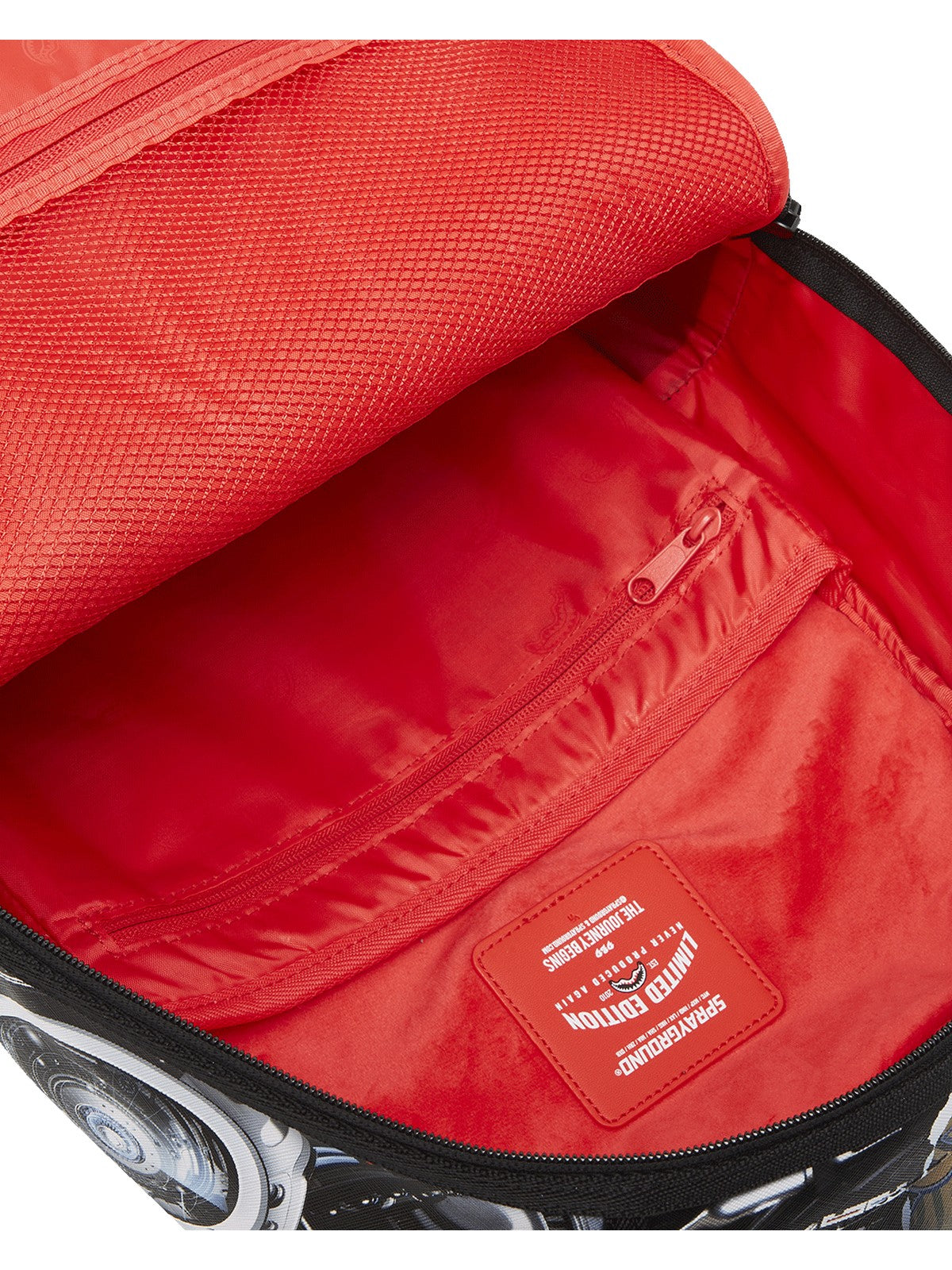 SPRAYGROUND Zaino Uomo SPLIT CYBERSHARK DLXSV BACKPACK 910B7126NSZ Nero