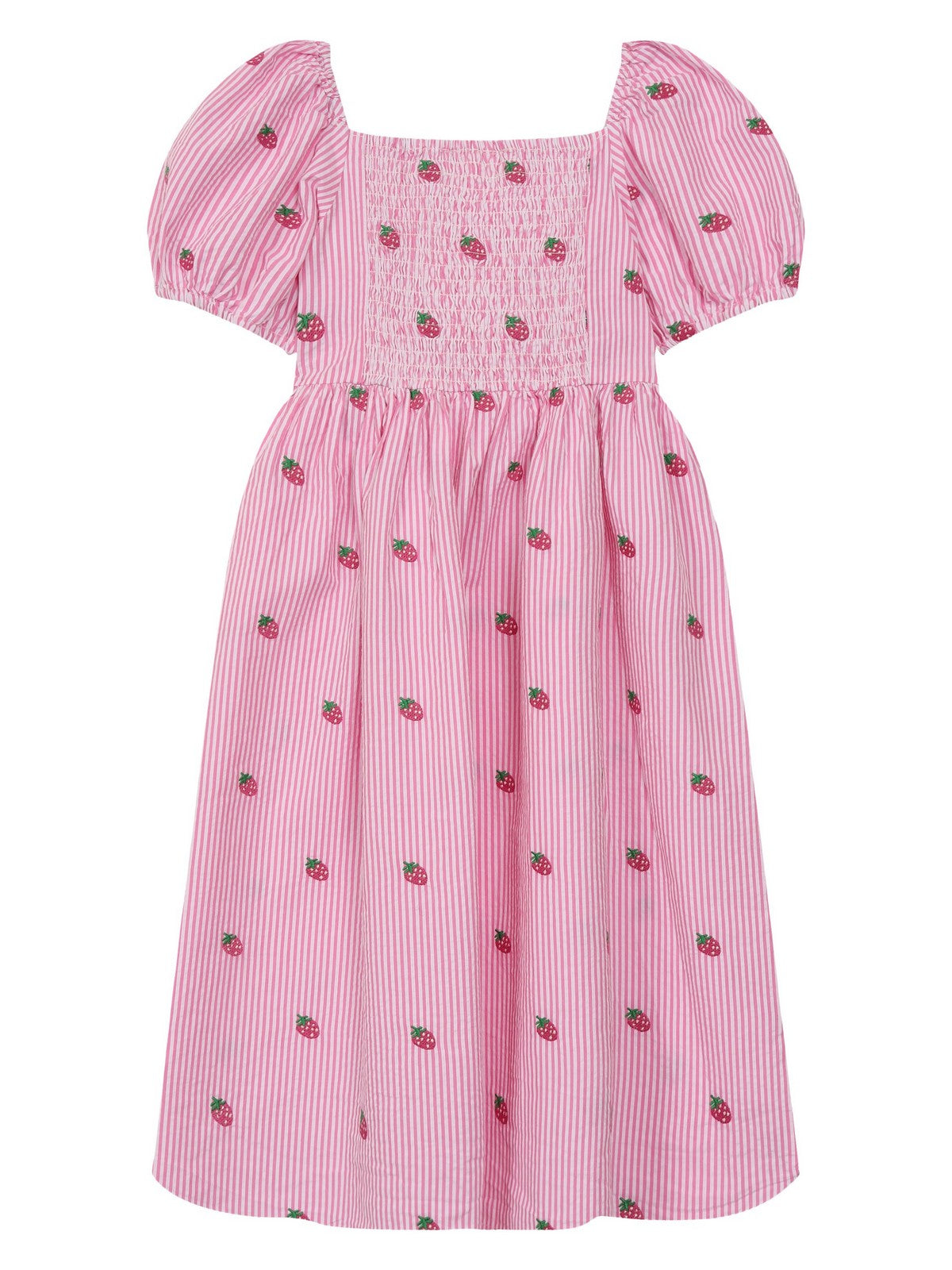 MC2 SAINT BARTH Abito Bambine e ragazze NARA 04701H COTTON STRAWBERRY 21